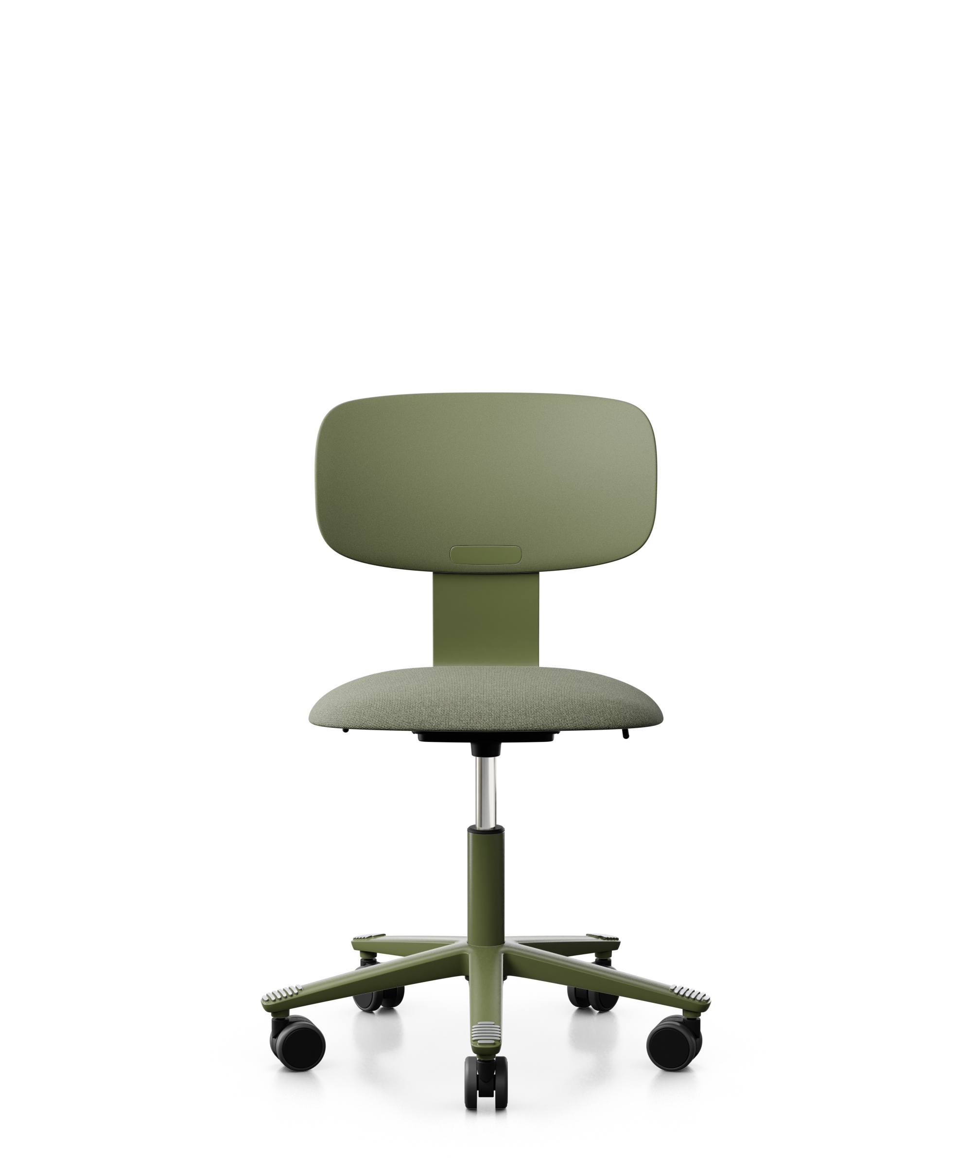 Arbeitsstuhl-Tion-Sitz-gepolstert-moos-moos-grün-bmsofort-1 Homeofficestuhl Tion Sitz gepolstert