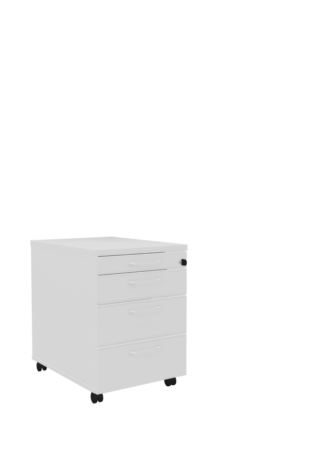 Rollcontainer-60-3-Schübe-Stahl-Tarragona-weiss-weiss-weiss-bmsofort-1 Tarragona Rollcontainer mit Schubkästen