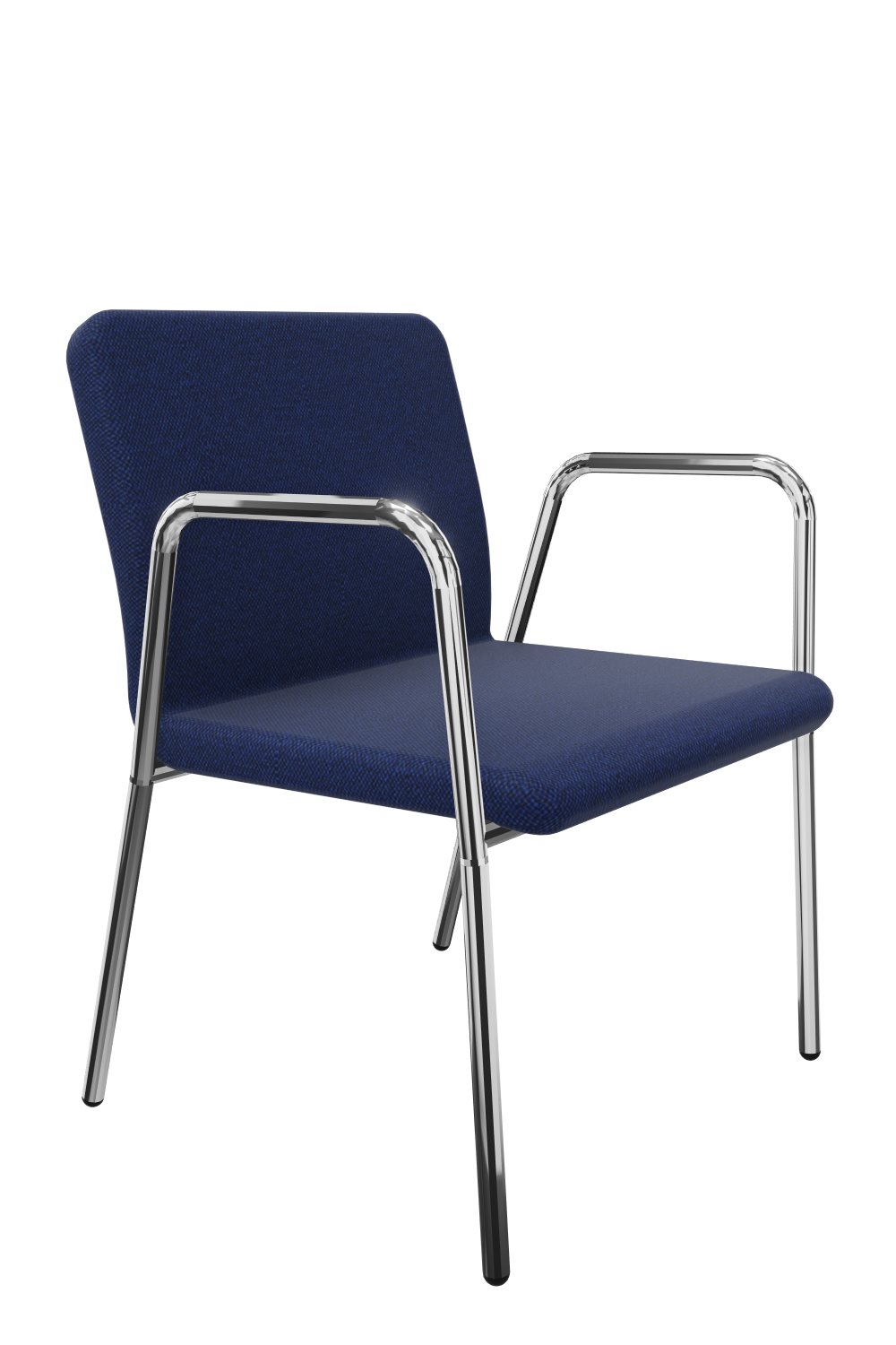 Besucherstuhl-Ergo-Top-XXL-dunkelblau-chrom-bmsofort-1 Besucherstuhl Ergo-Top XXL