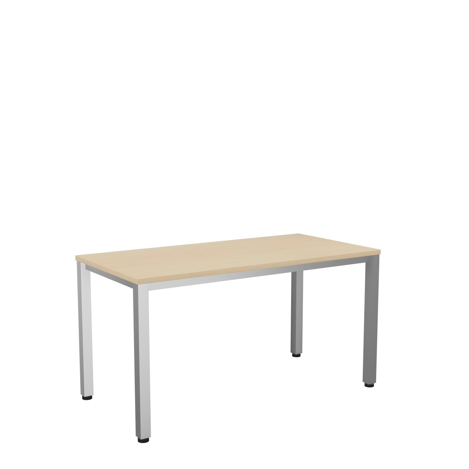 Konferenztisch-Meeting-140x70-ahorn-alufarben-bmsofort-1 Tarragona Konferenztisch Rechteckform