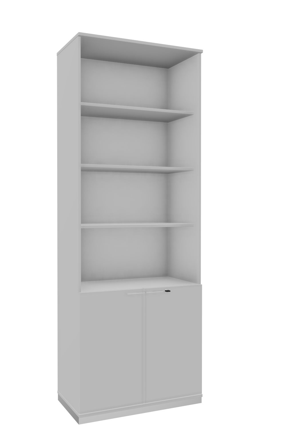 Modulschrank-Oviedo-6OH-2OH-Türen-Grau-bmsofort-1 Oviedo Modulschrank