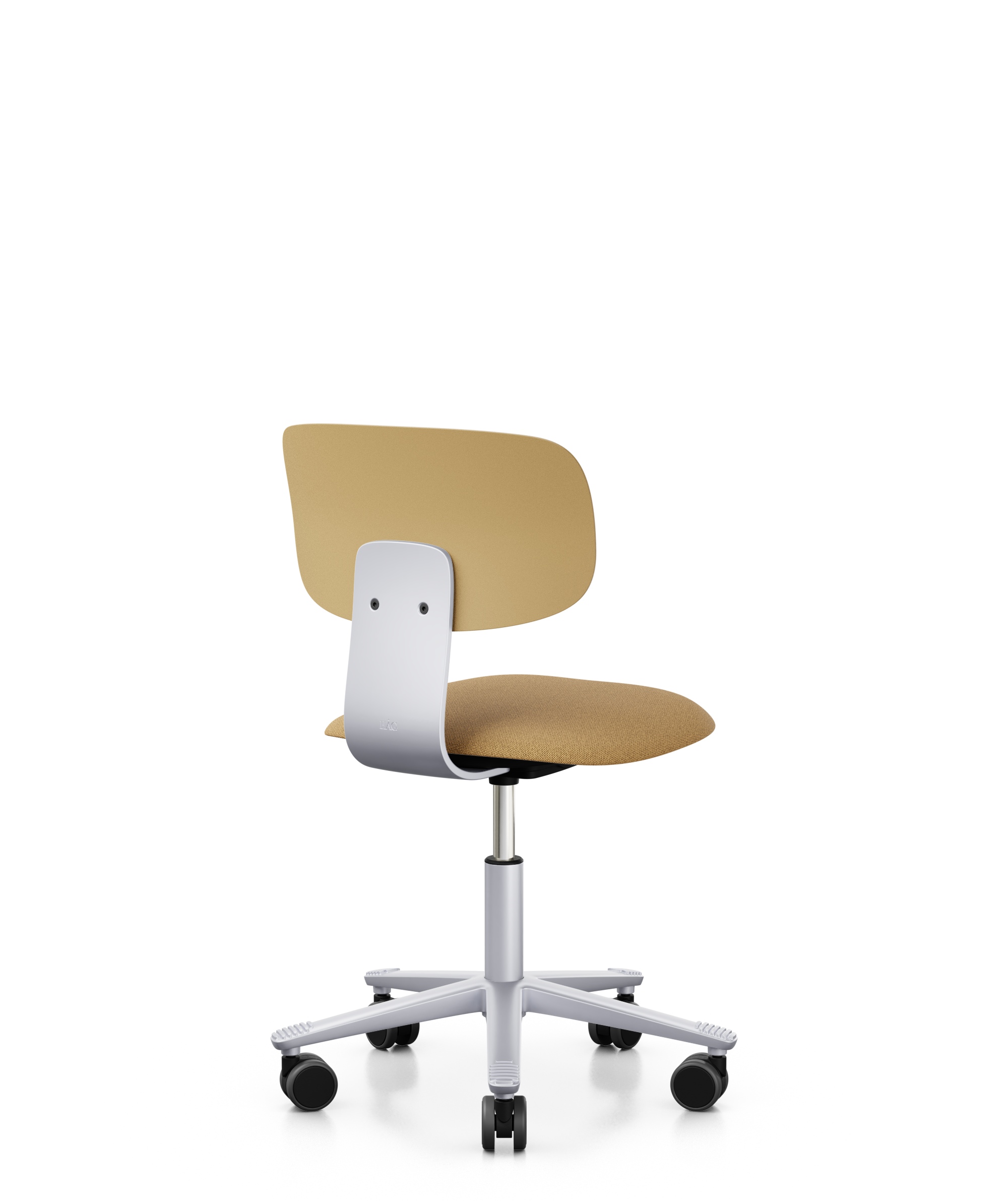 Arbeitsstuhl-Tion-Sitz-gepolstert-ocker-silber-ocker-bmsofort-3 Homeofficestuhl Tion Sitz gepolstert