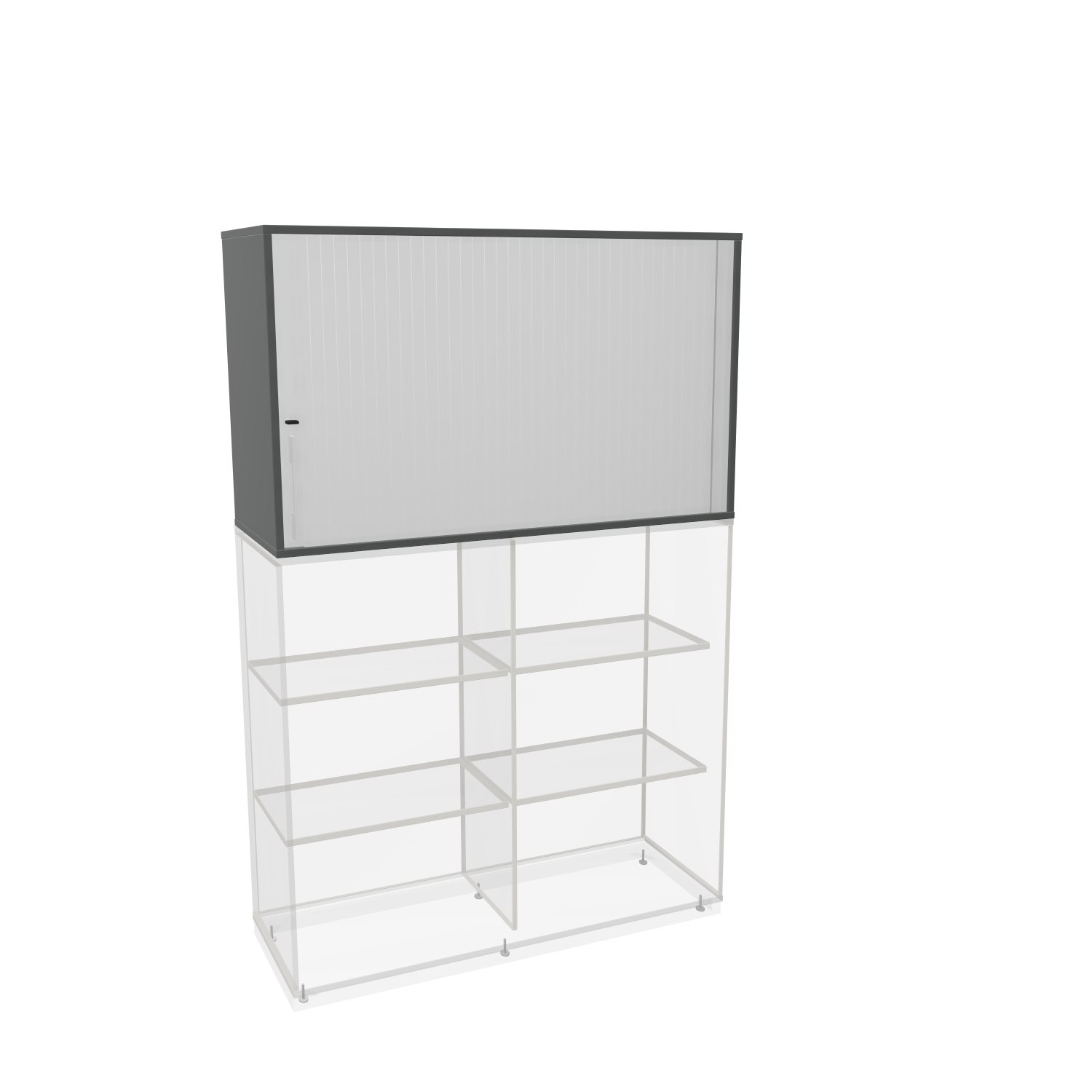 Querrolladenaufsatz-Oviedo-2OH-graphit-alu-bmsofort-1 Oviedo Rollladenschrank