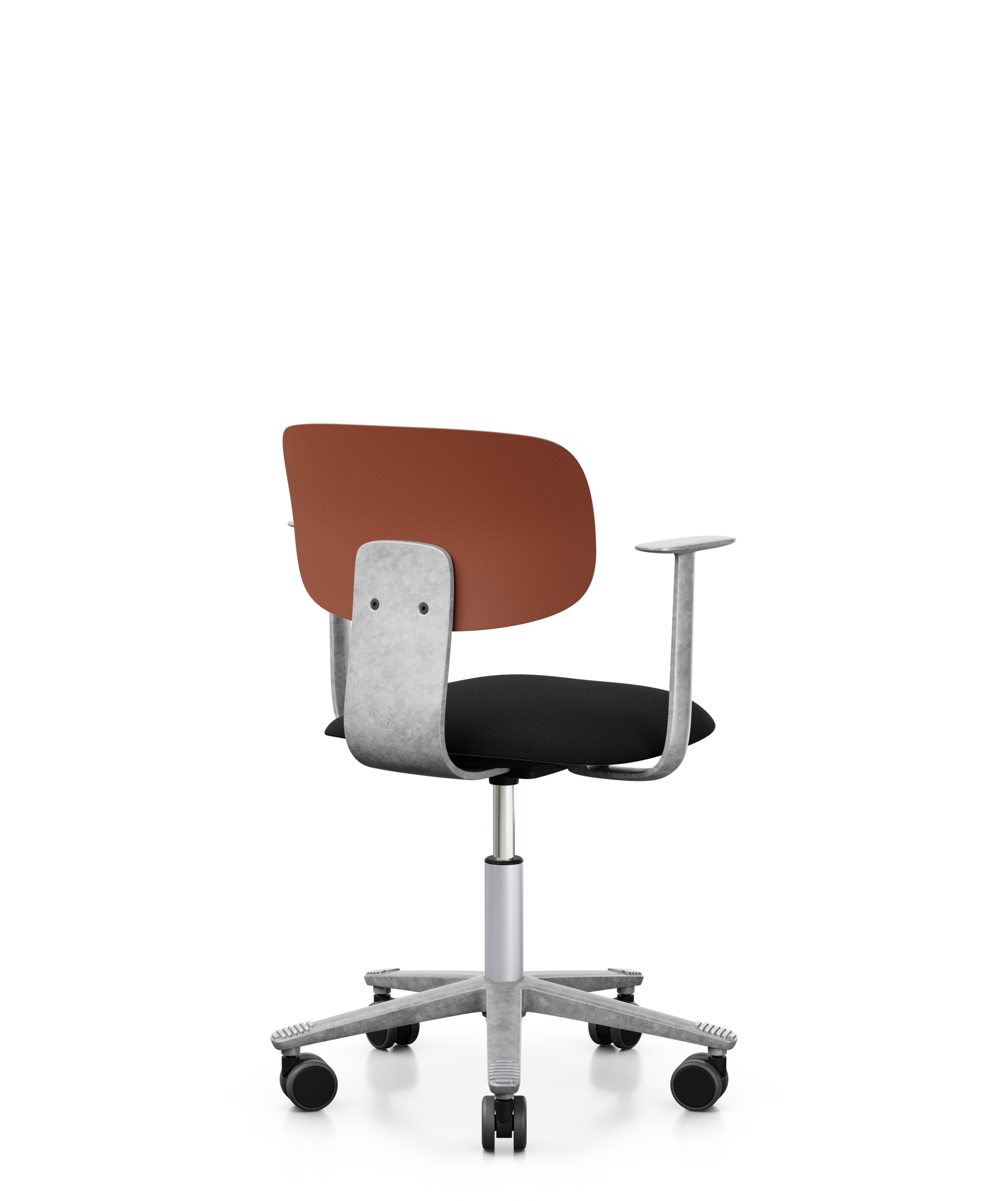Arbeitsstuhl-Tion-Sitz-gepolstert-kastanie-getrommelt-schwarz-bmsofort-3 Homeofficestuhl Tion Sitz gepolstert