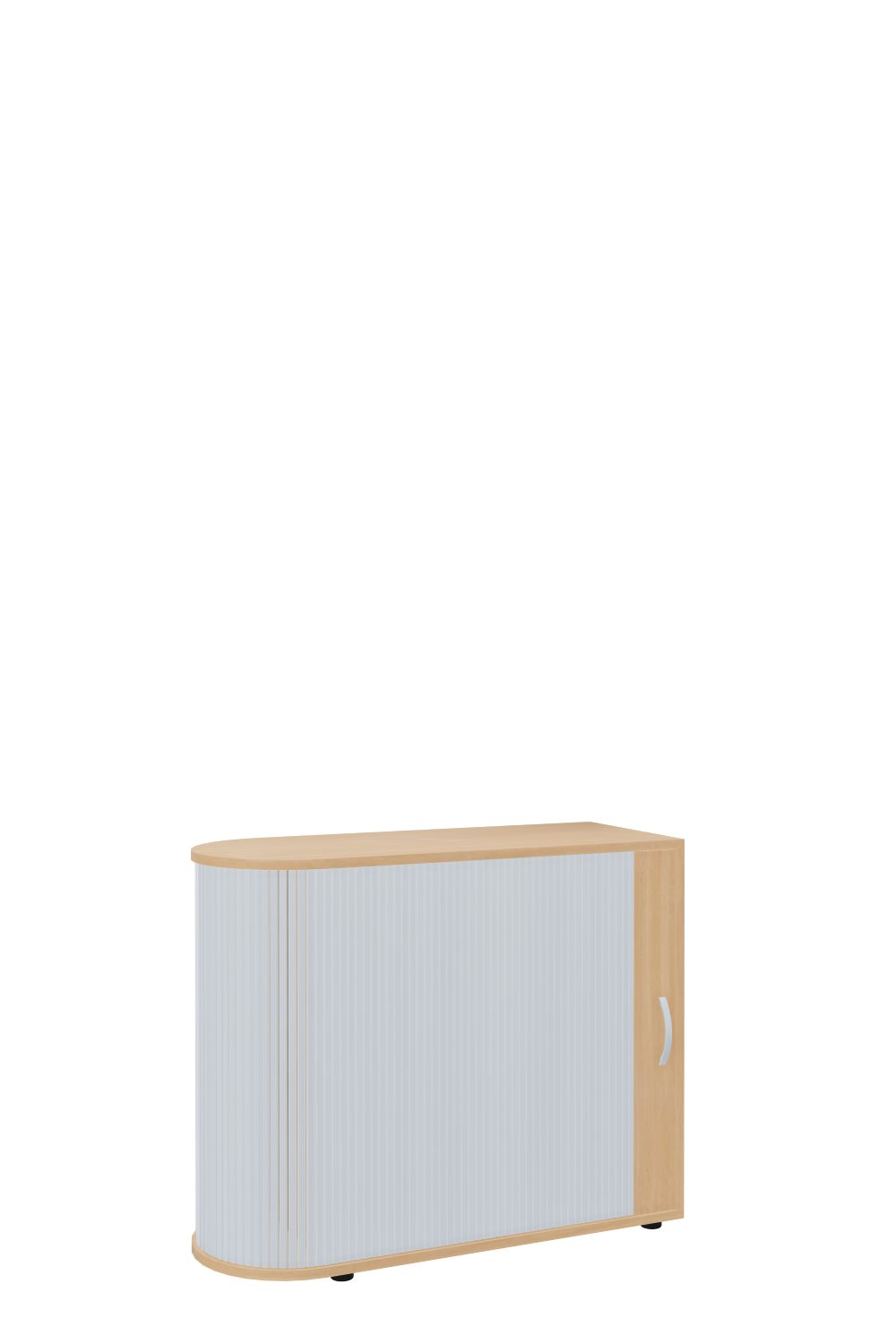 Rolladenschrank-abgerundet-2-OH-Imola-Buche-Silber-bmsofort-1 Imola Rollladenschrank