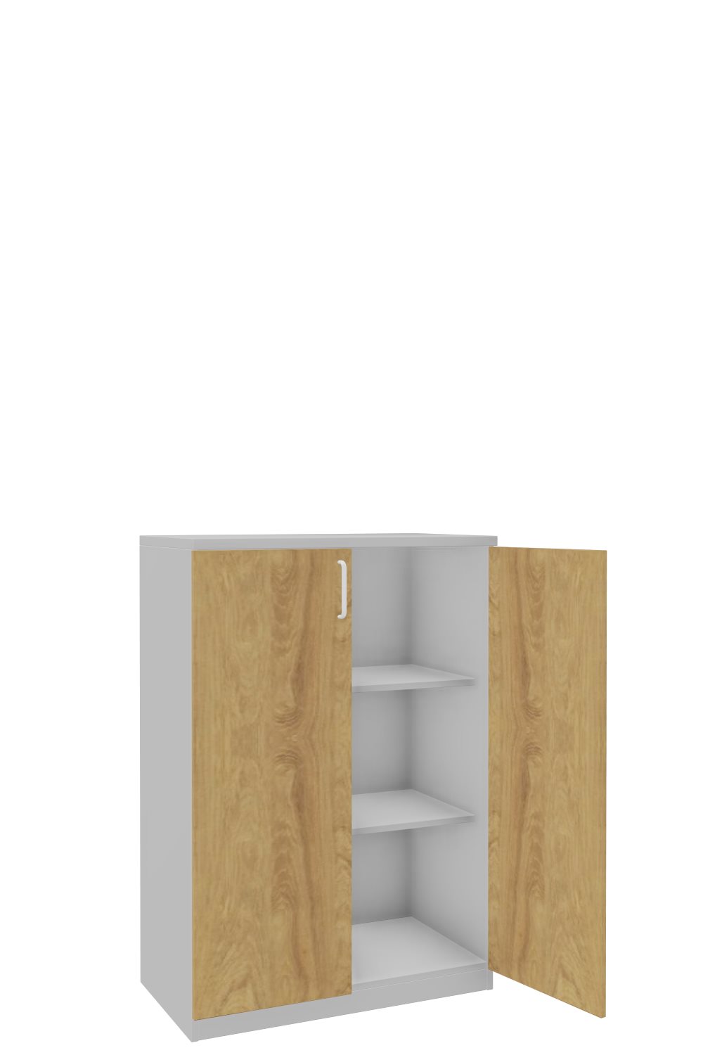 Aktenschank-3-OH-Tarragona-Officegrau-Pacana-Weiss-bmsofort-2 Tarragona Aktenschrank