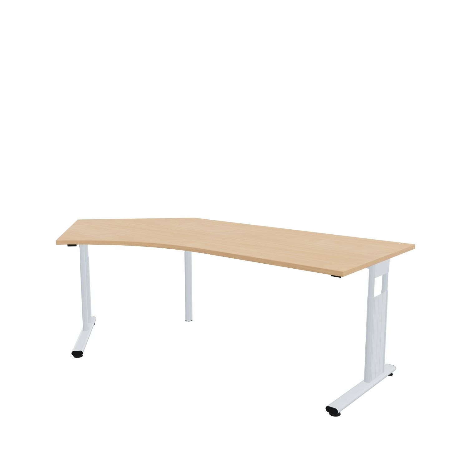 Freiformtisch-135-Grad-Imola-C-buche-alu-bmsofort-1 Imola Freiformtisch