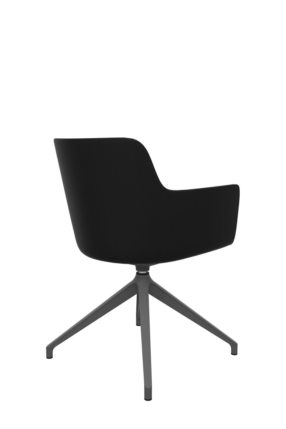 Besucherstuhl-Lucca-Sternfusskreuz-schwarz-anthrazit-bmsofort-2 Objektstuhl Lucca