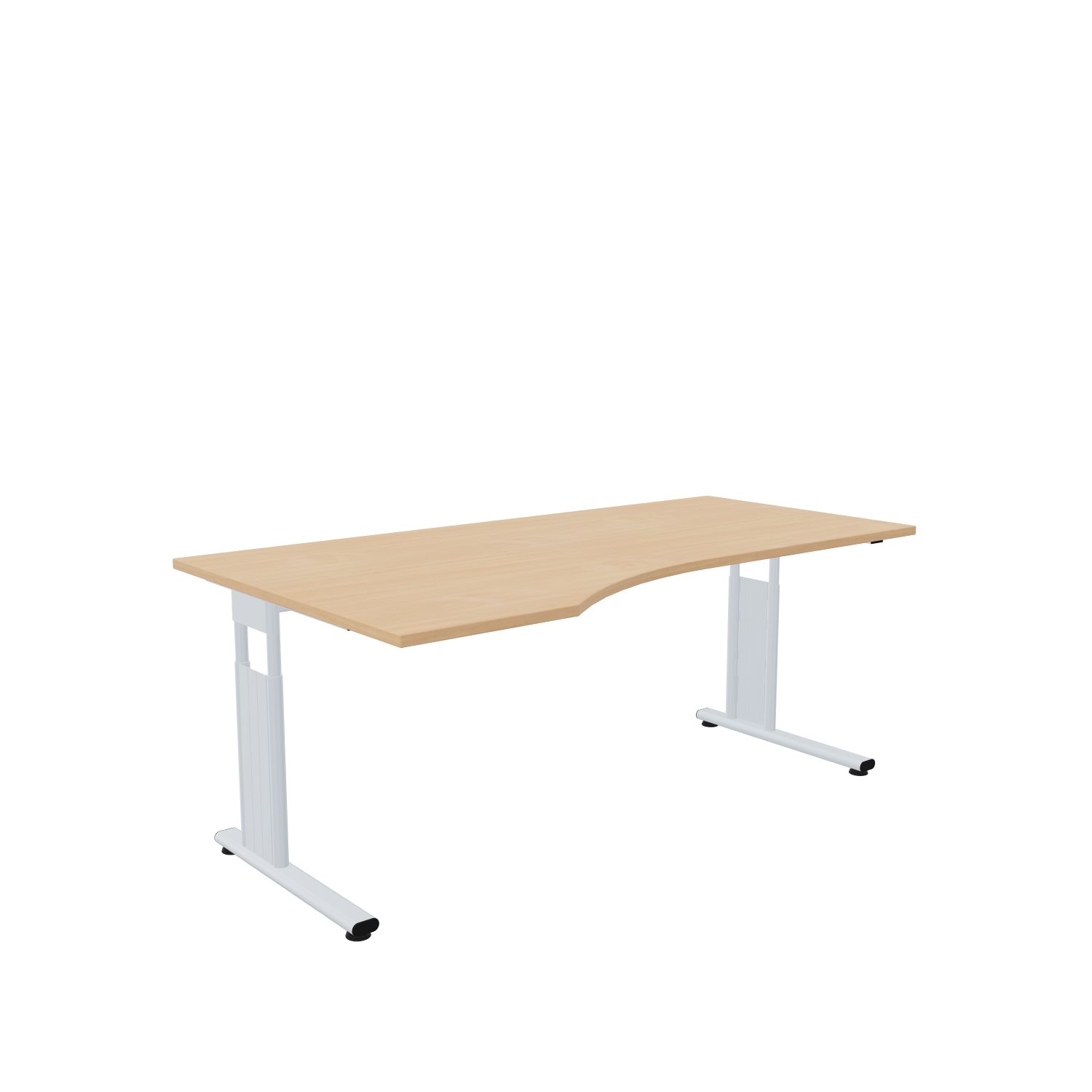 Freiformtisch-Imola-C-180-100-links-buche-alu-bmsofort-1 Imola Freiformtisch