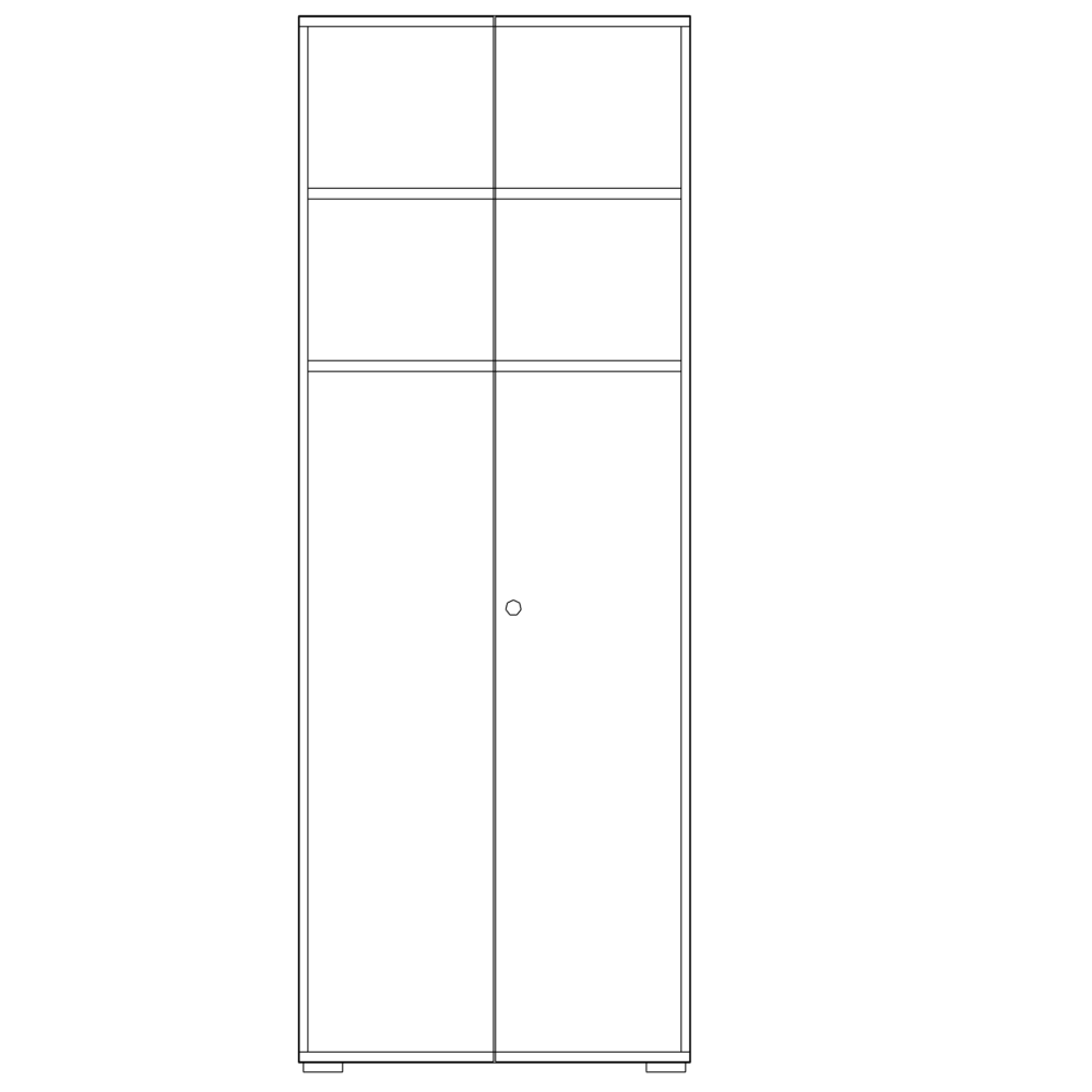 Monza Profi Garderobenschrank