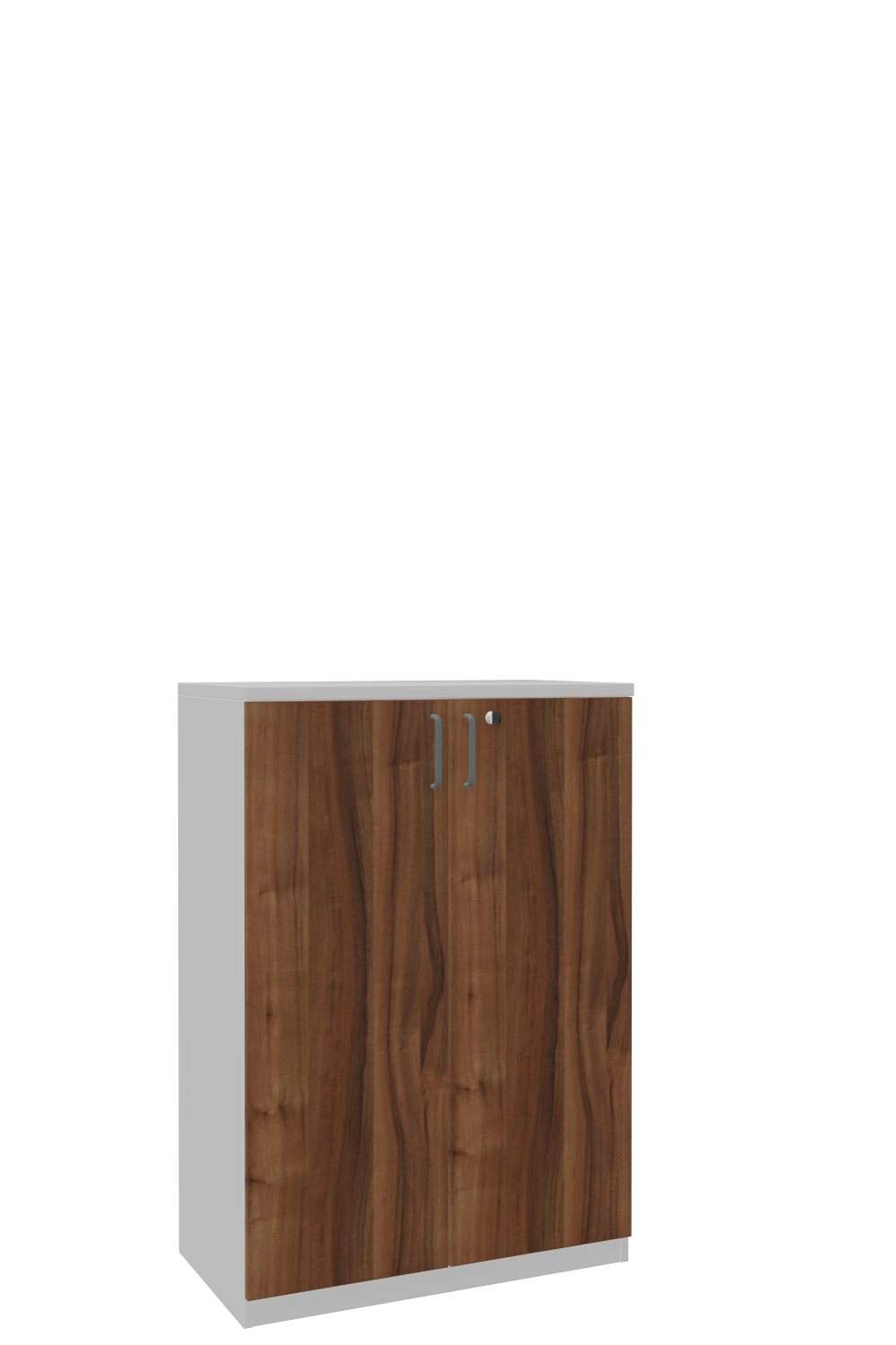 Aktenschank-3-OH-Tarragona-Officegrau-Nussbaum-Dunkelgrau-bmsofort-1 Tarragona Aktenschrank