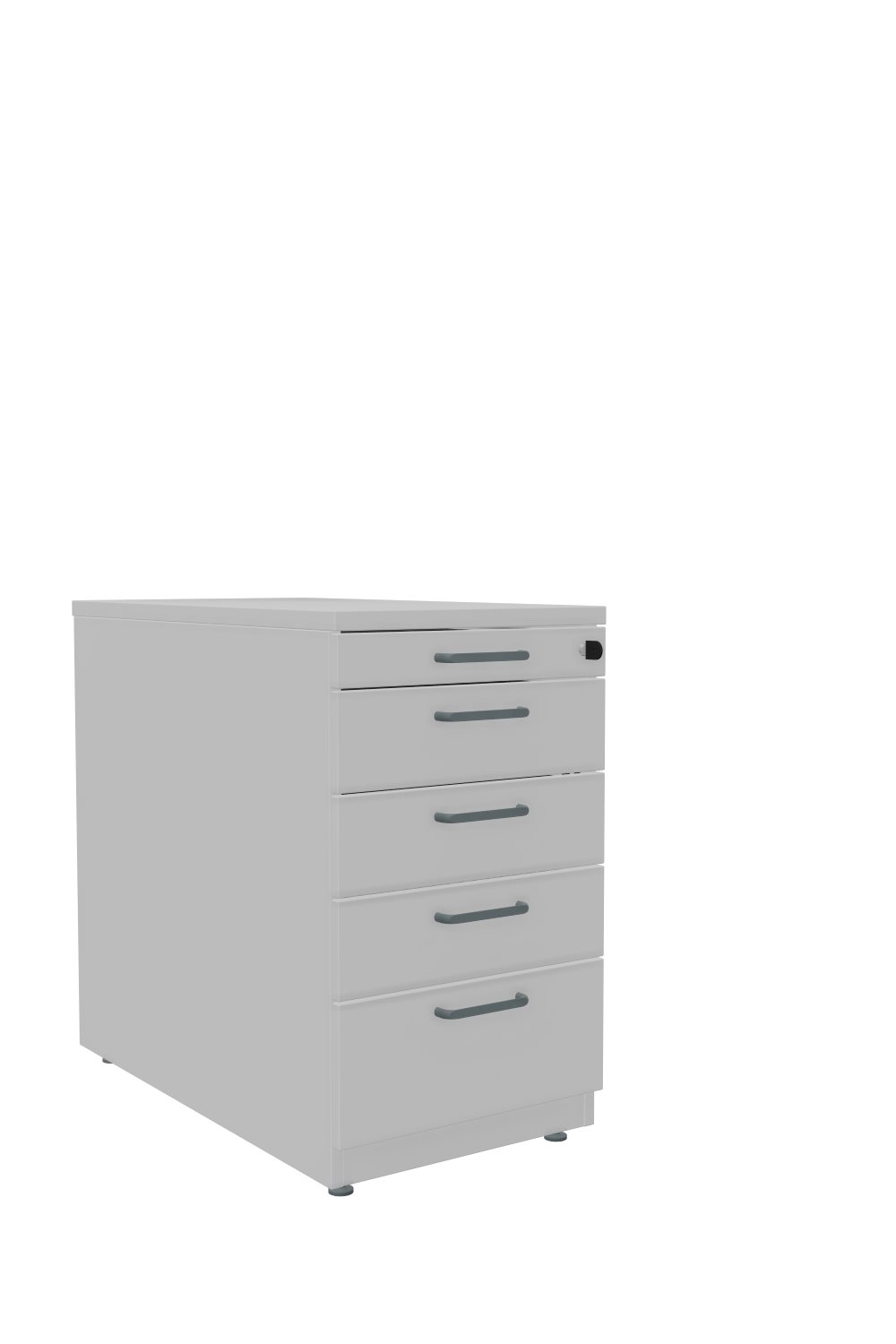 Standcontainer-80-4-Schübe-Stahl-Tarragona-officegrau-officegrau-dunkelgrau-bmsofort-1 Tarragona Anstellcontainer