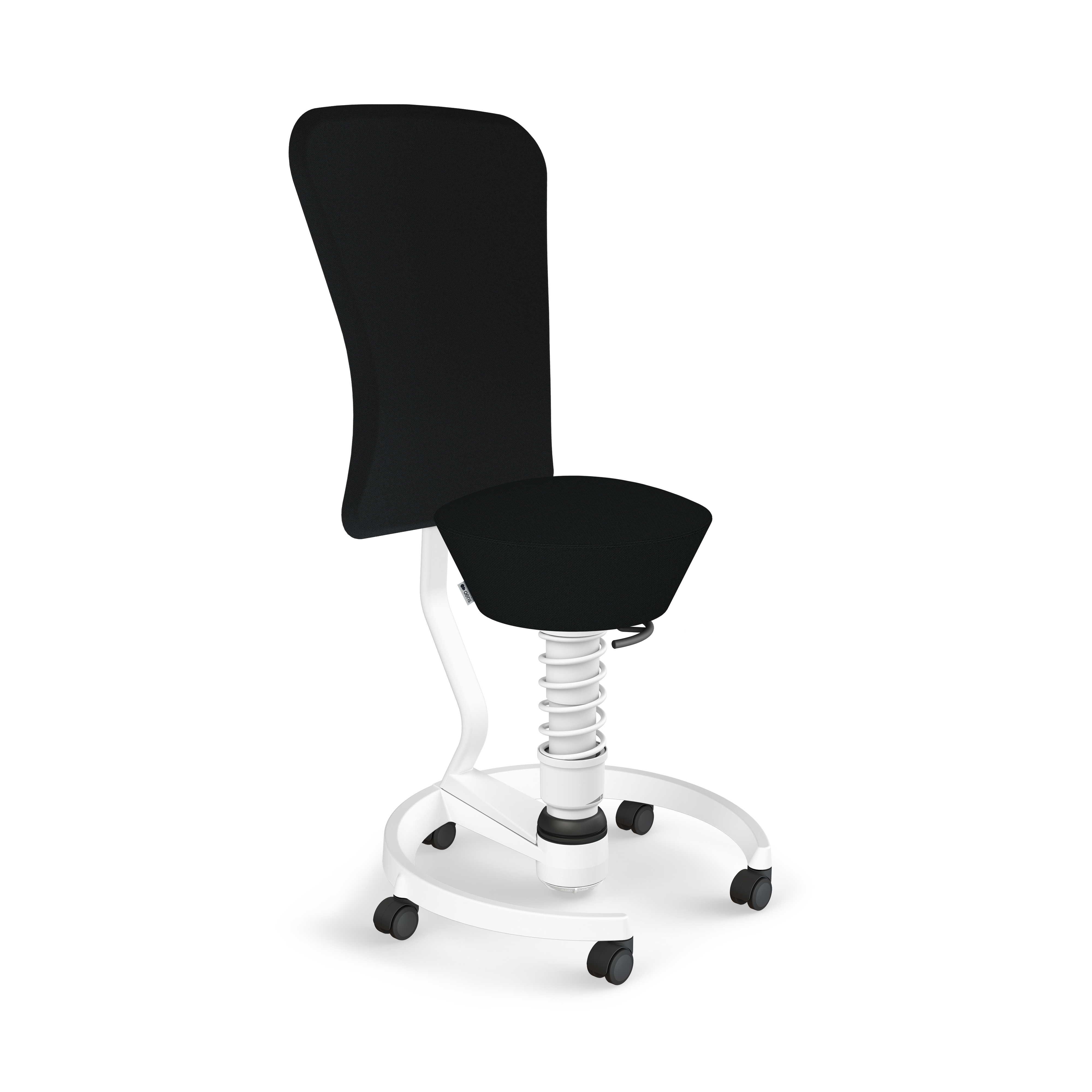 3-D-Hocker Swopper mit Rückenlehne