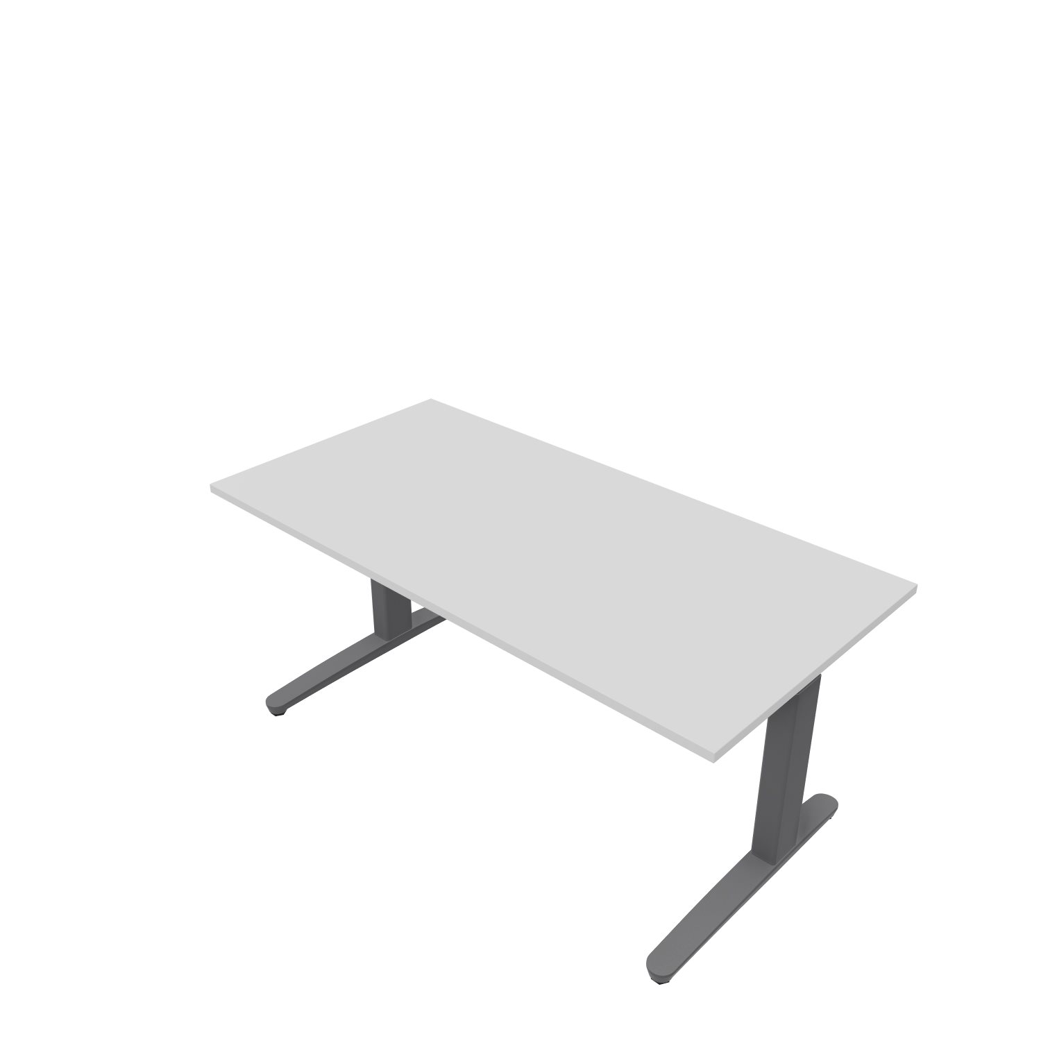 Schreibtisch-Monza-Lift-160-80-Grau-graphit-graphit-bmsofort-1 Monza C Schreibtische