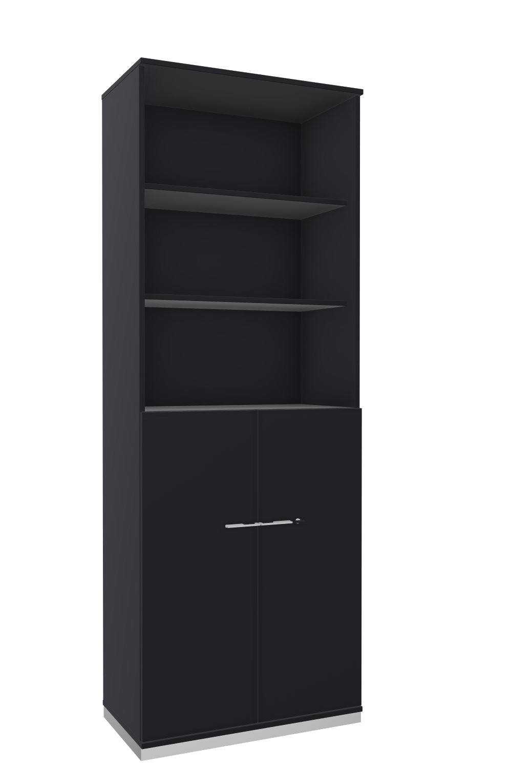 Modulschrank-Oviedo-6OH-3OH-Türen-Schwarz-bmsofort-1 Oviedo Home Modulschrank