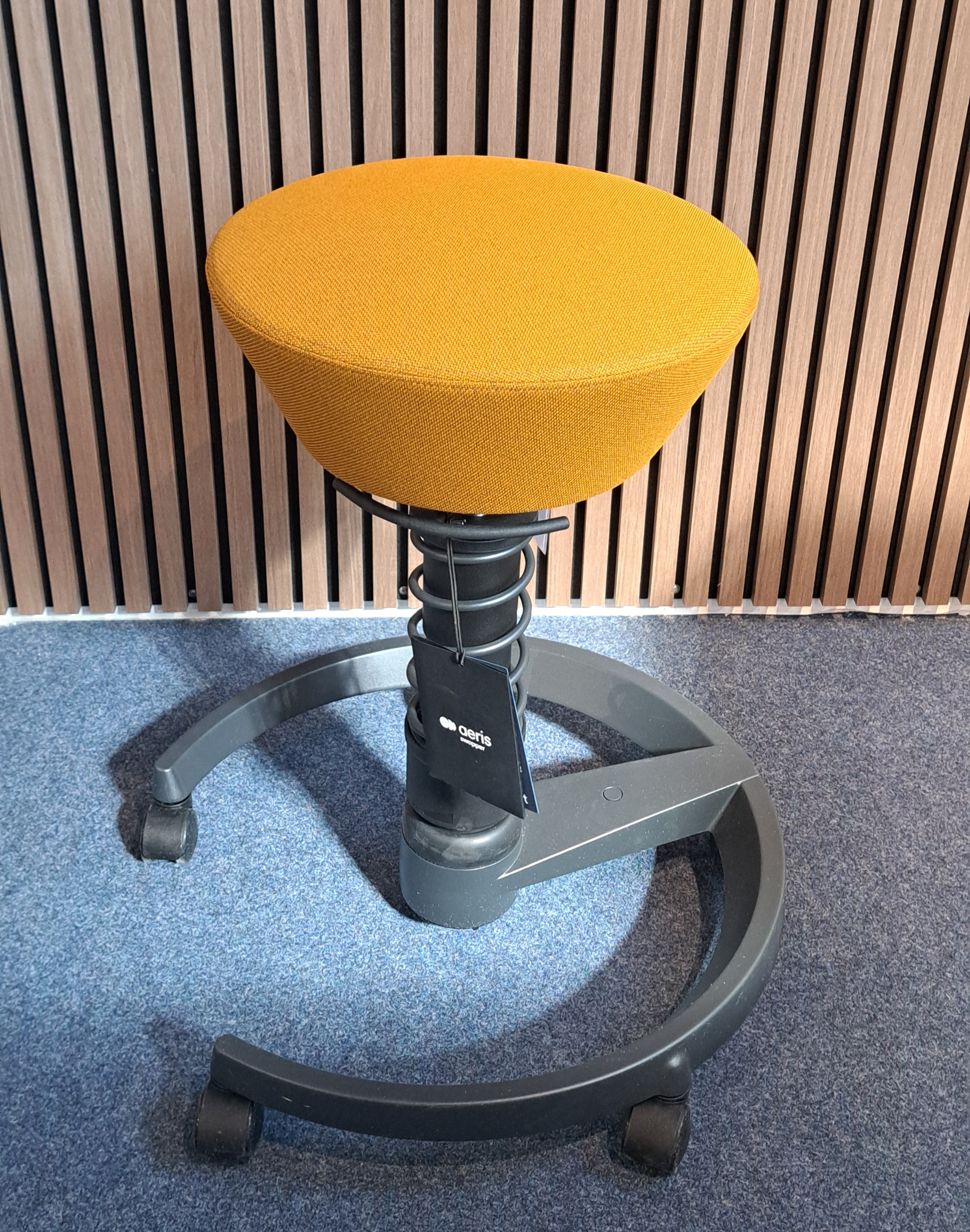 3D-Hocker Swopper gelb-orange