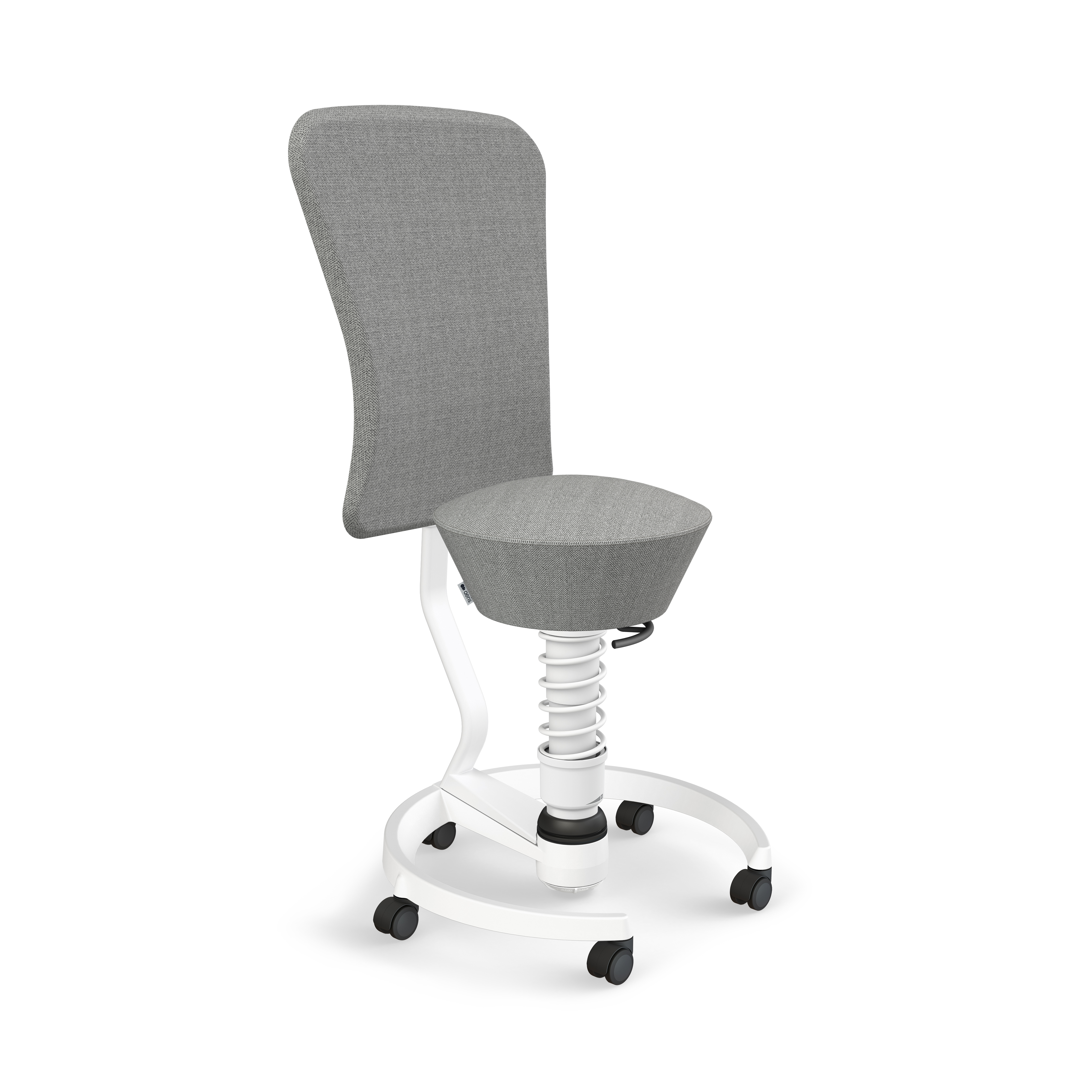 3-D-Hocker Swopper mit Rückenlehne