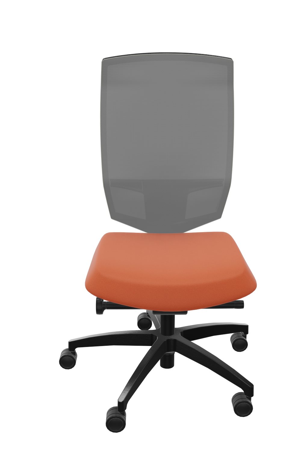 Bürodrehstuhl-MagicPlusNet-orange-platin-bmsofort-2 Bürodrehstuhl Magic Plus Net