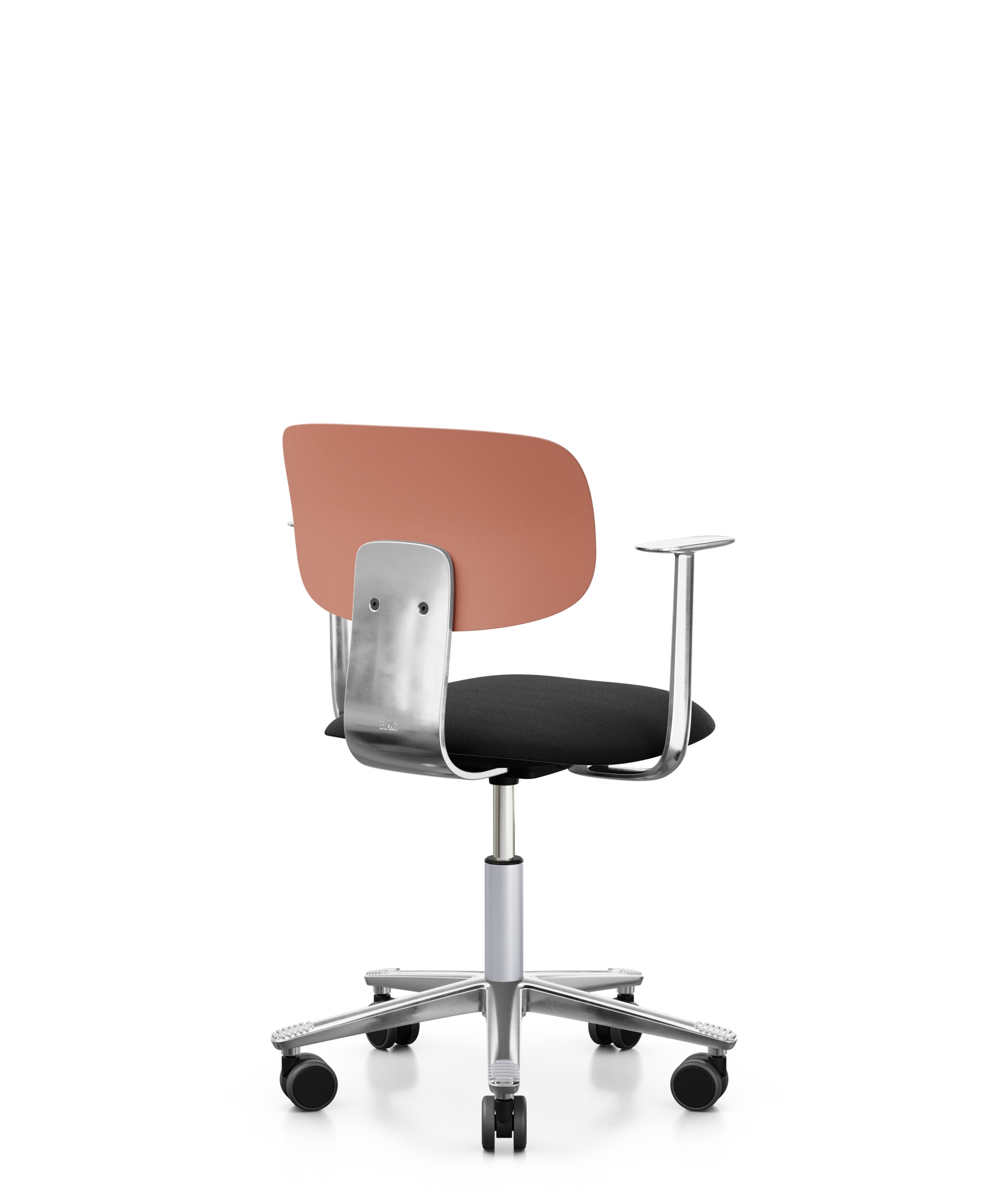 Arbeitsstuhl-Tion-Sitz-gepolstert-rose-poliert-schwarz-bmsofort-3 Homeofficestuhl Tion Sitz gepolstert