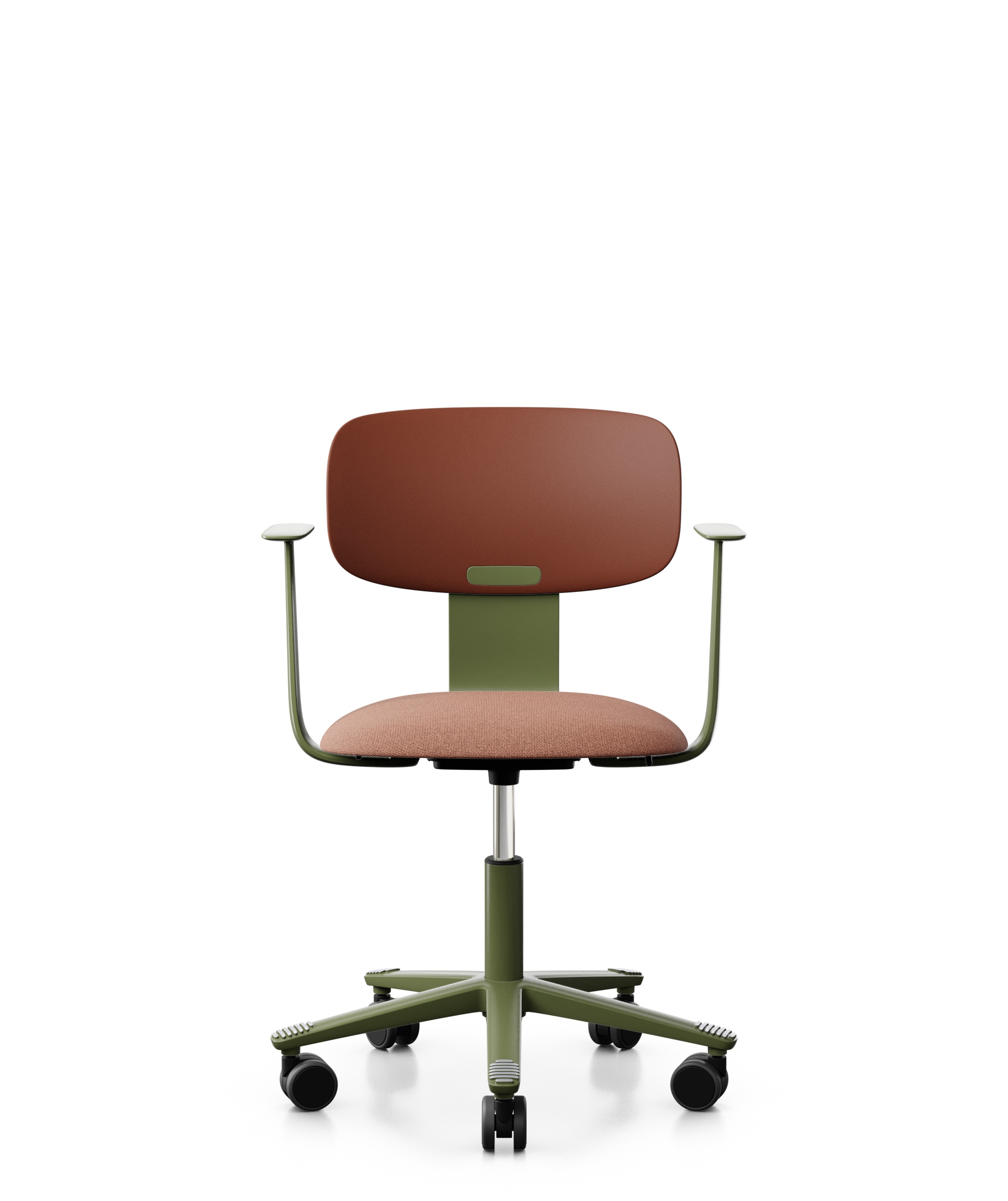 Arbeitsstuhl-Tion-Sitz-gepolstert-kastanie-moos-rot-bmsofort-1 Homeofficestuhl Tion Sitz gepolstert