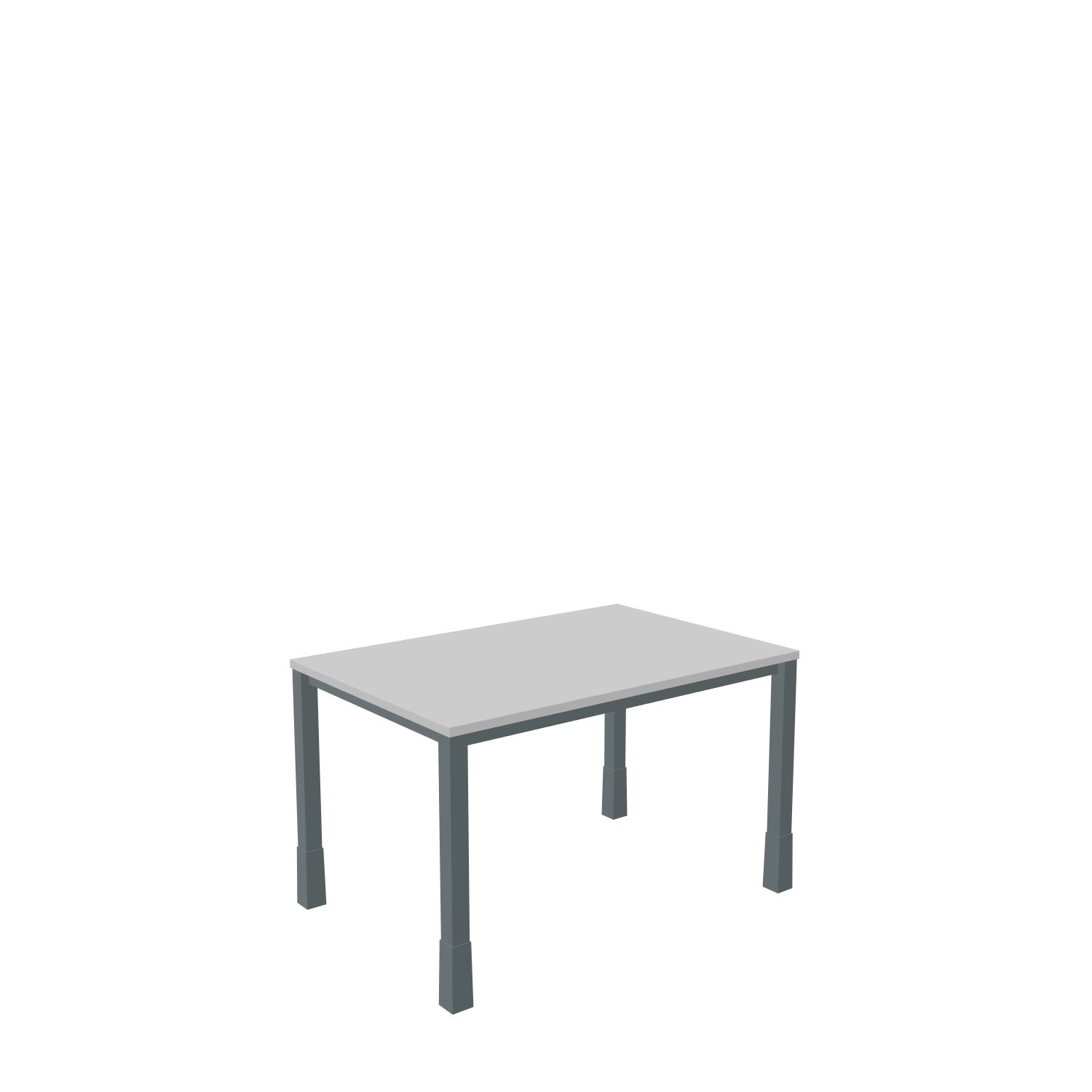 Schreibtisch-Quadratrohr-Tarragona-120-80-officegrau-schwarz-bmsofort-1 Tarragona Rechtecktisch