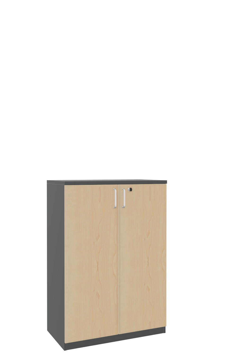 Aktenschank-3-OH-Tarragona-Graphit-Ahorn-Alufarben-bmsofort-1 Tarragona Aktenschrank