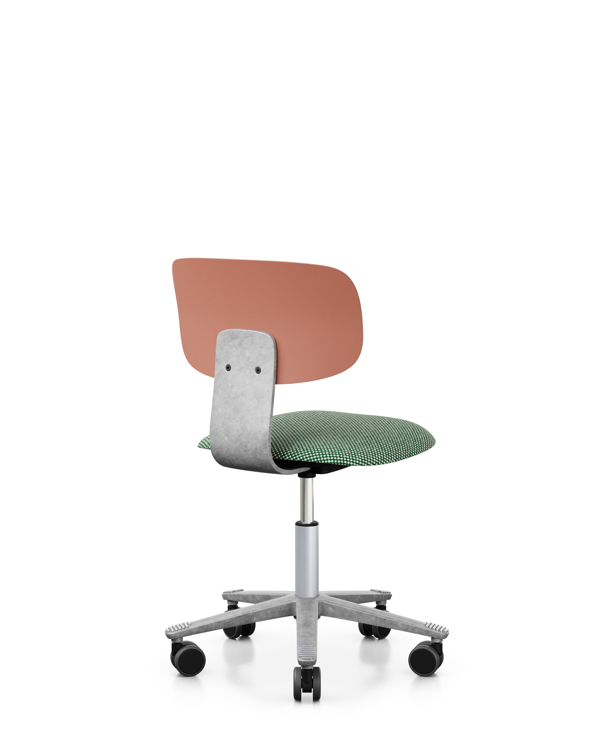 Arbeitsstuhl-Tion-Sitz-gepolstert-rose-getrommelt-grün-weiss-bmsofort-3 Homeofficestuhl Tion Sitz gepolstert