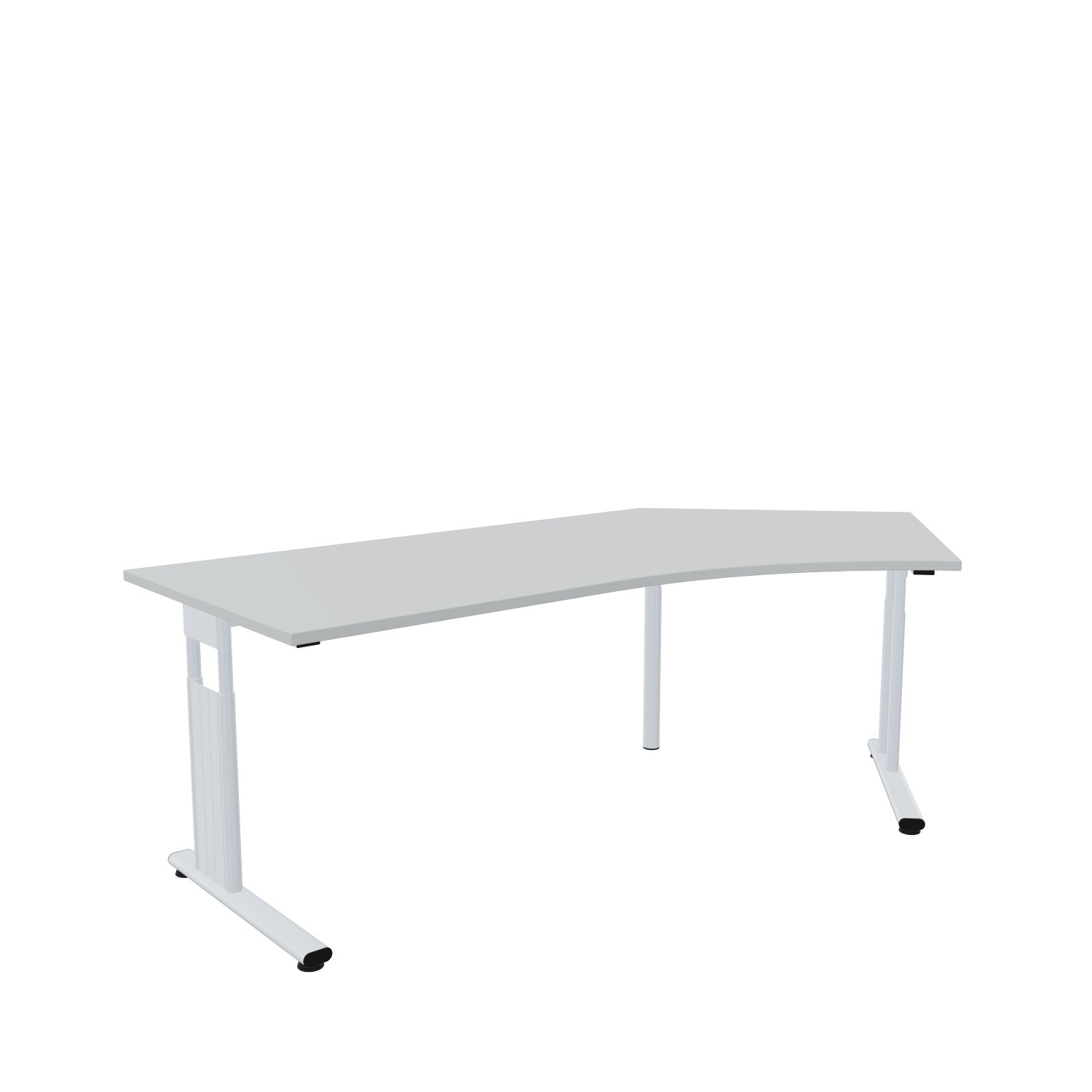 Freiformtisch-135-Grad-Imola-C-officegrau-alu-bmsofort-1 Imola Freiformtisch