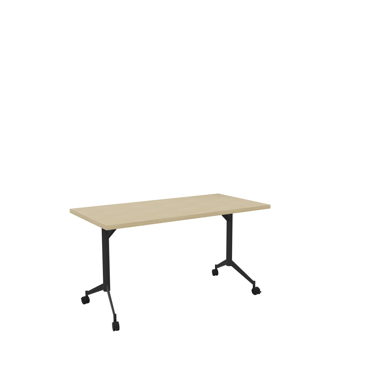 Klapptisch-auf-Rollen-140x70-Eiche-Anthrazit-bmsofort-1 Seminar