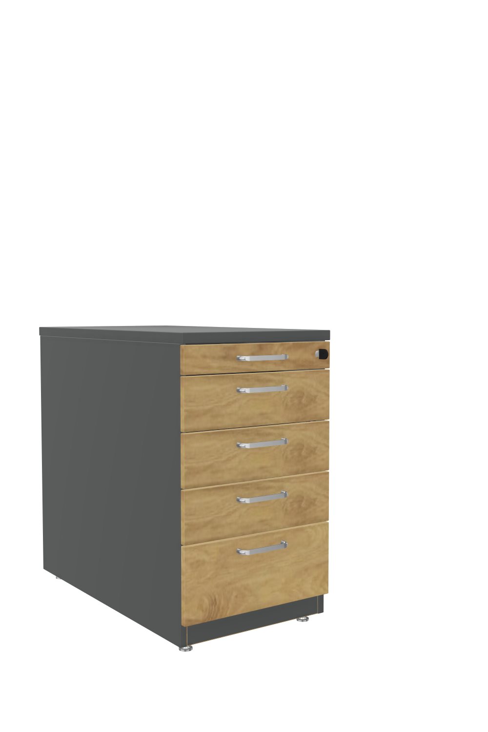 Standcontainer-80-4-Schübe-Stahl-Tarragona-Graphit-Pacana-Alufarben-bmsofort-1 Tarragona Anstellcontainer