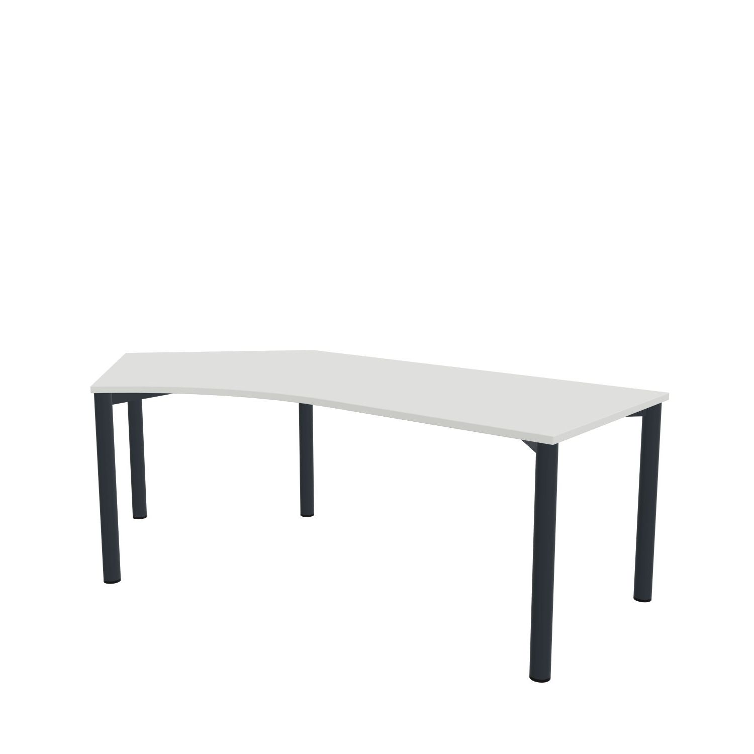 Freiformtisch-135-Grad-Imola-4-weiss-anthrazit-bmsofort-1 Imola Freiformtisch