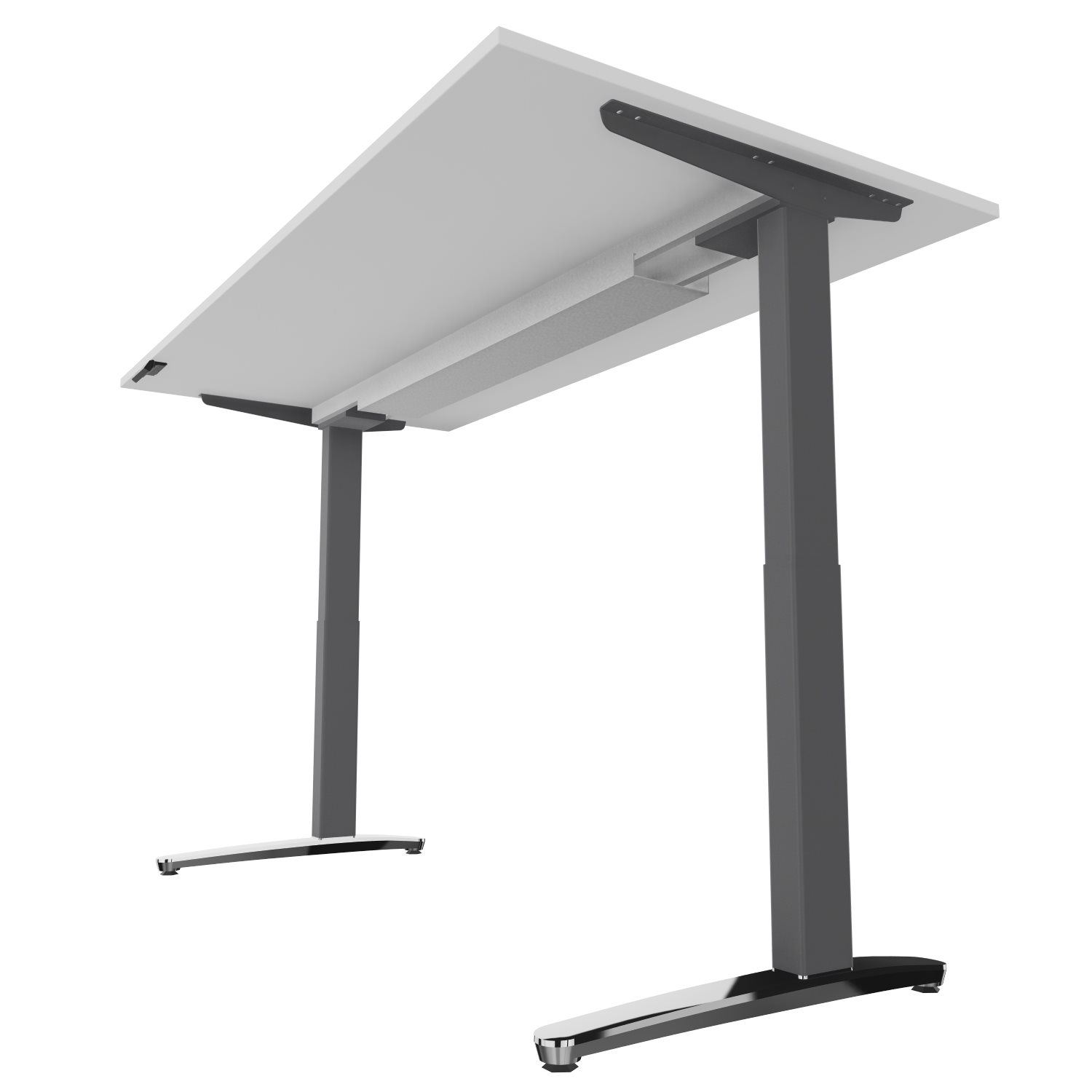 Lifttisch-Monza-Lift-200-100-Weiss-graphit-poliert-bmsofort-2 Monza Lift