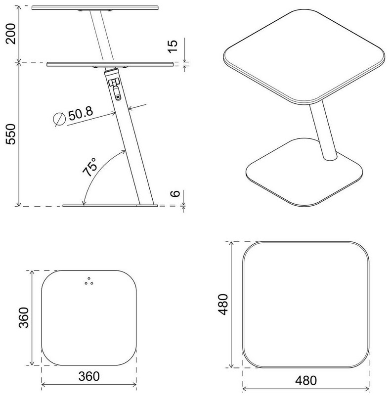 Laptoptisch höhenverstellbar