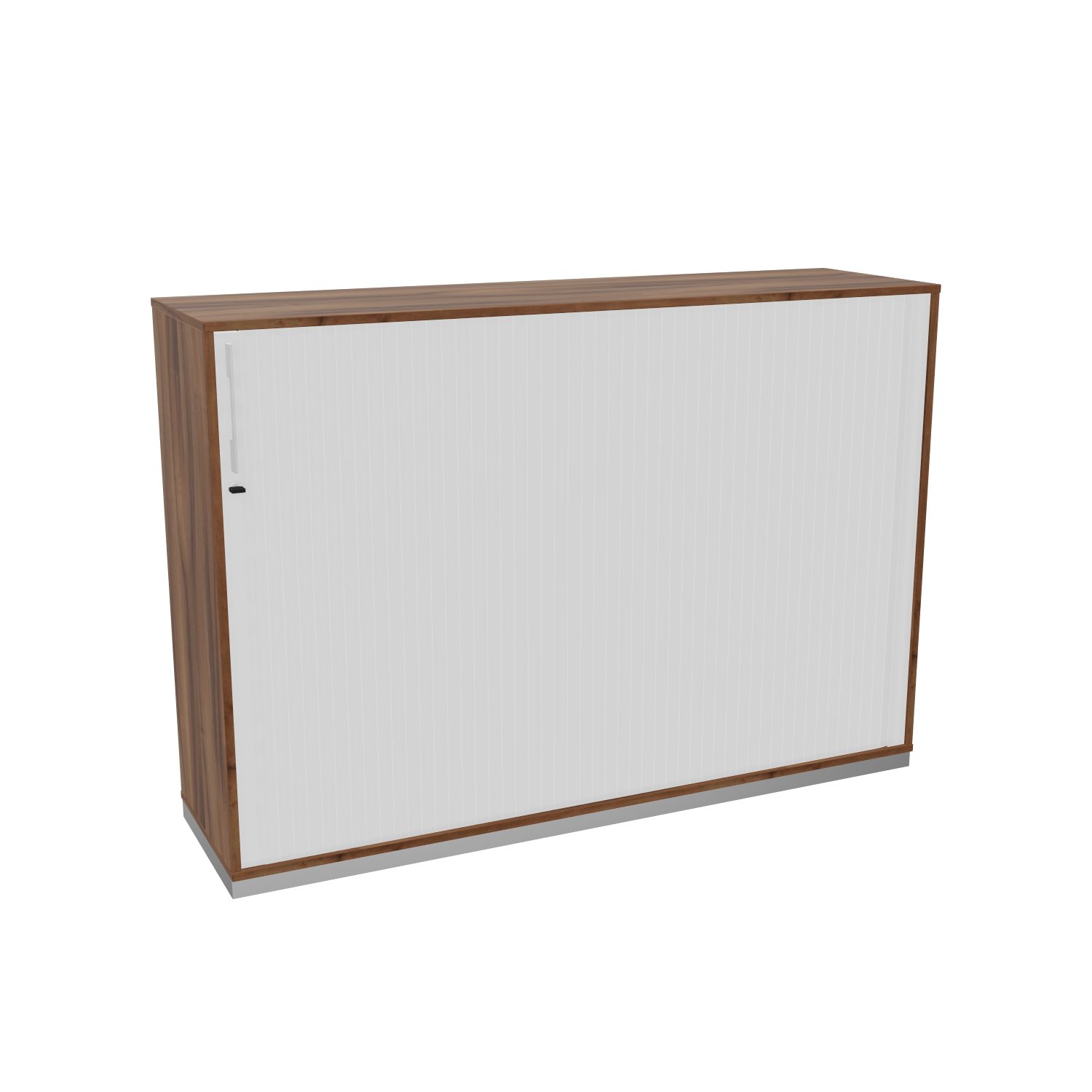 Querrolladenschrank-Oviedo-3OH-nussbaum-weiss-bmsofort-1 Oviedo Rollladenschrank