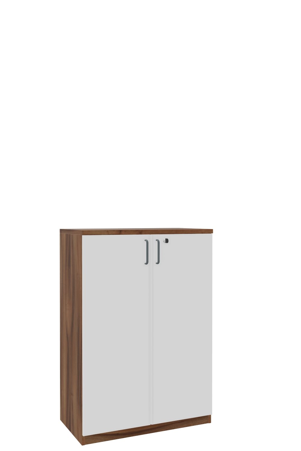 Aktenschank-3-OH-Tarragona-Nussbaum-Weiss-Dunkelgrau-bmsofort-1 Tarragona Aktenschrank