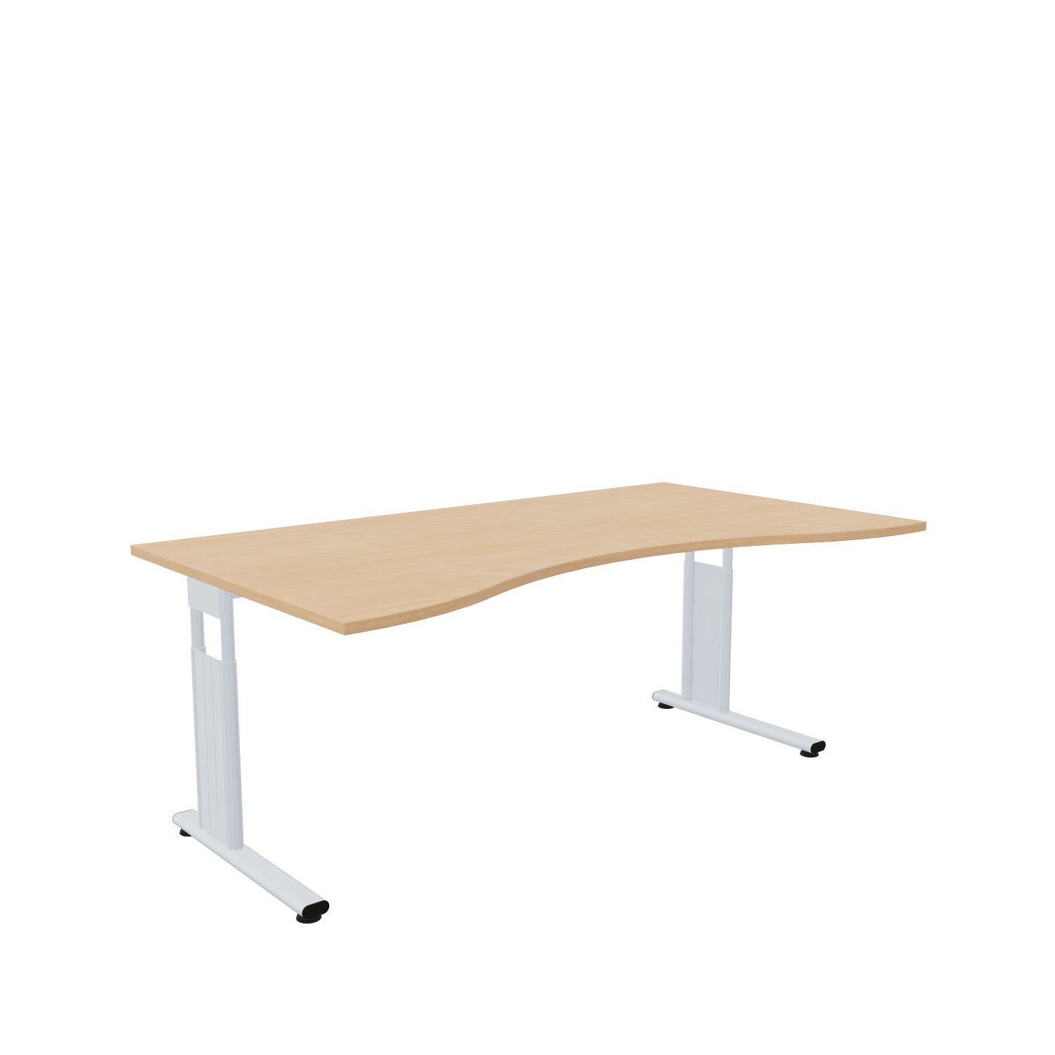 Bogentisch-Imola-C-180-100-buche-alu-bmsofort-1 Imola Freiformtisch