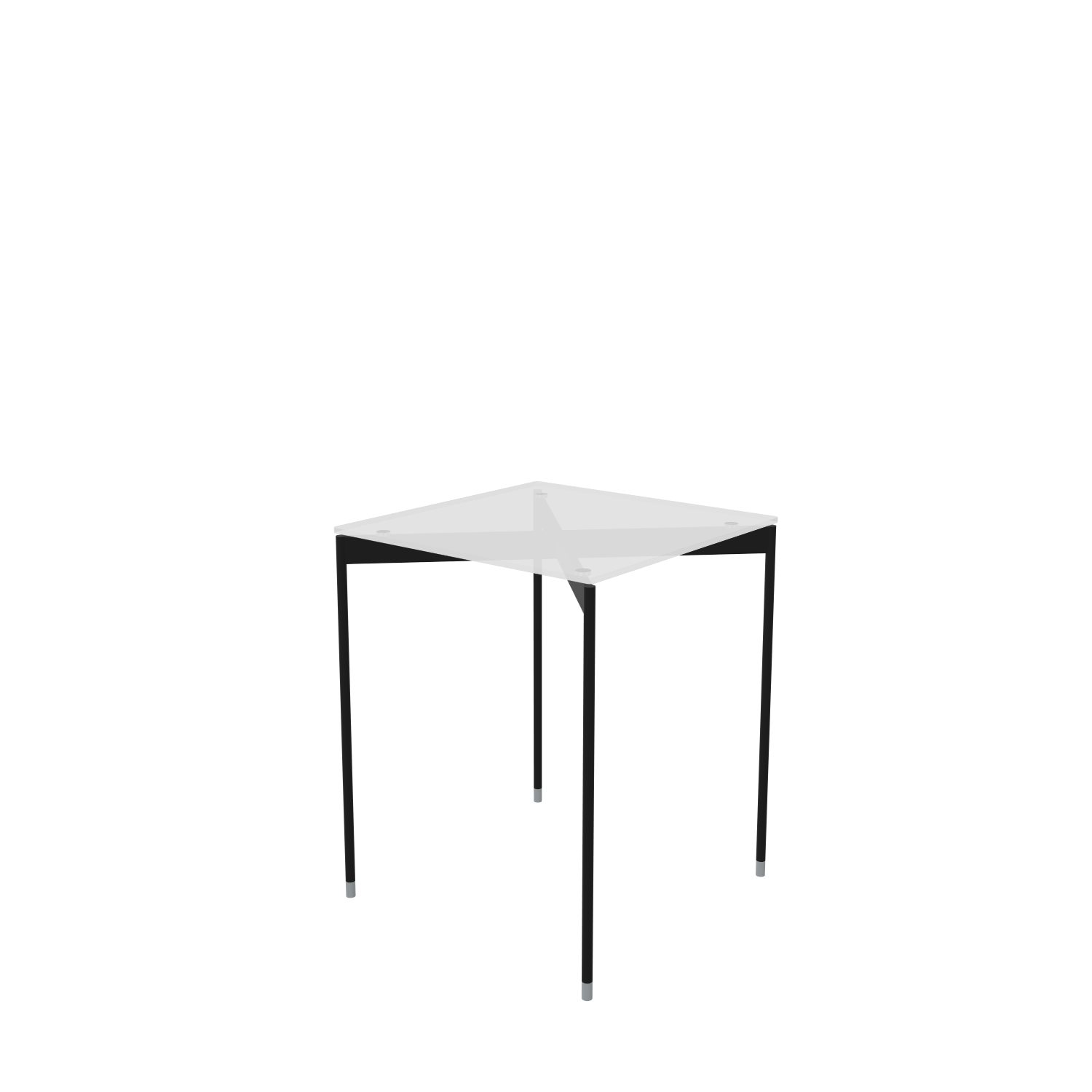 Beistelltisch-CS30-45-45-milchglas-schwarz-bmsofort-1 Beistelltisch quadratisch