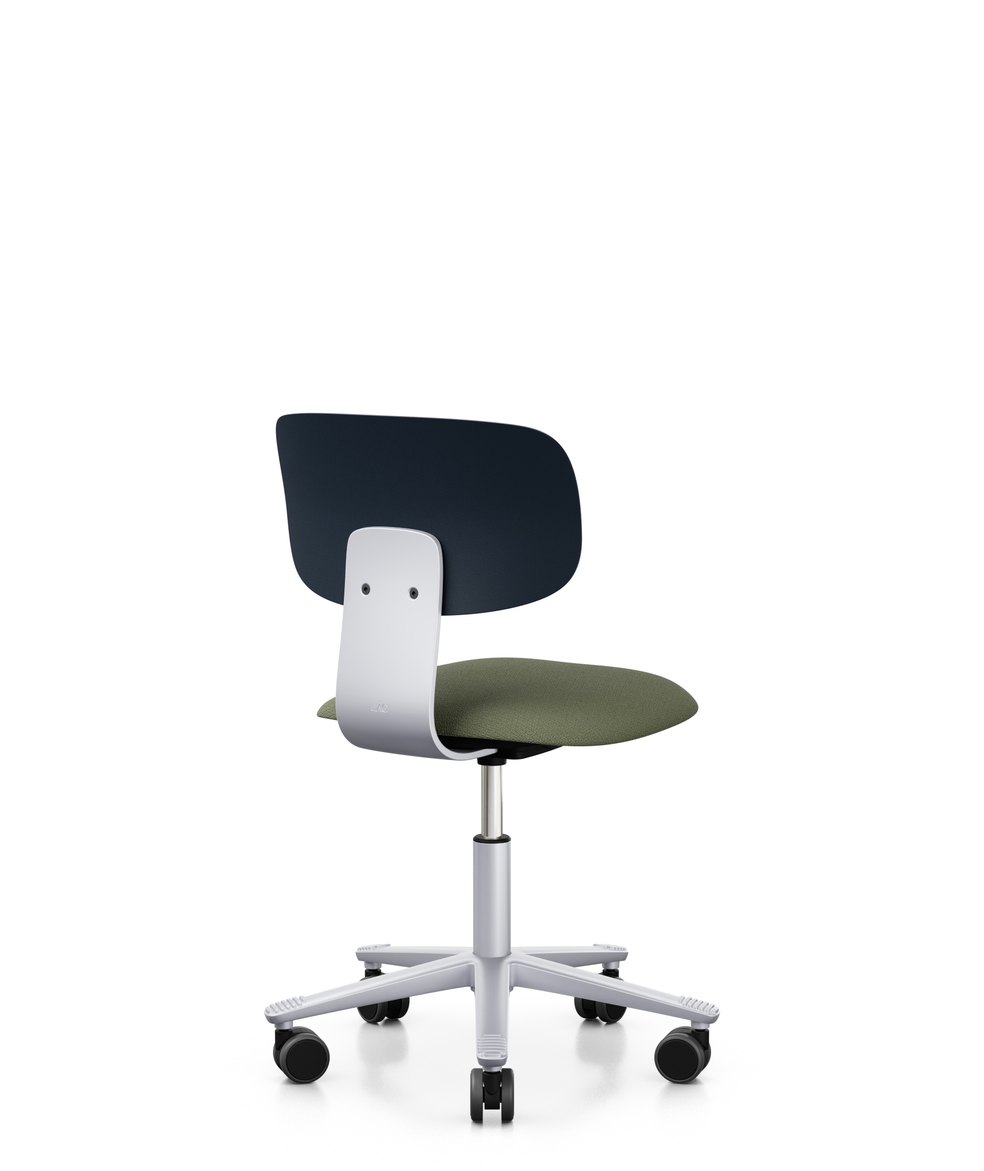 Arbeitsstuhl-Tion-Sitz-gepolstert-dunkelblau-silber-grün-bmsofort-3 Homeofficestuhl Tion Sitz gepolstert