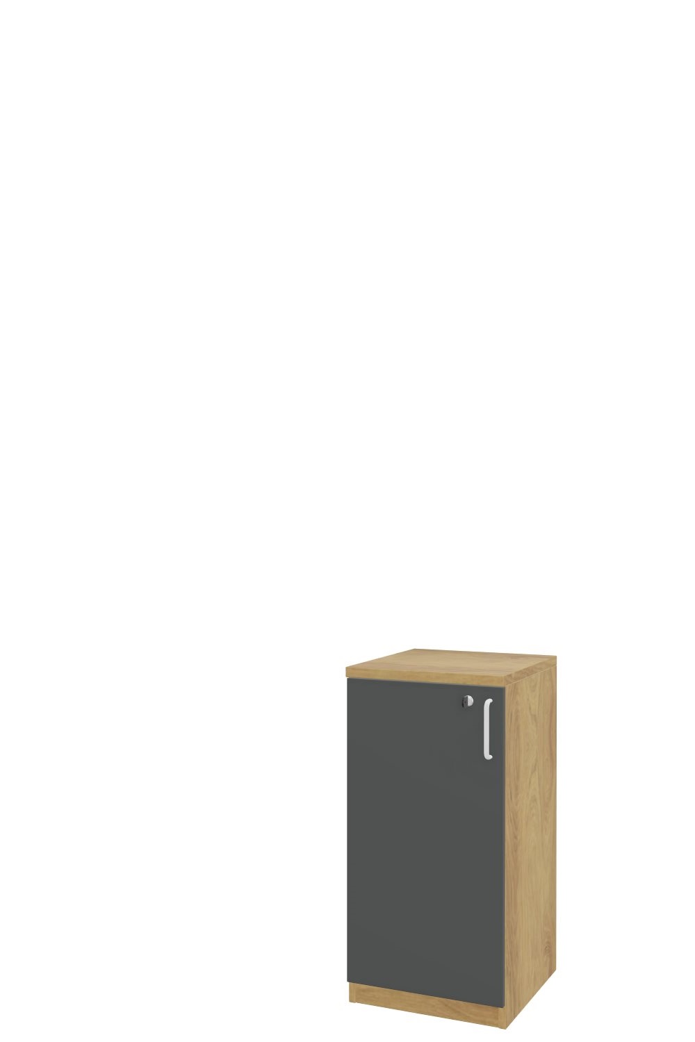 Aktenschank-schmal-2-OH-Tarragona-Pacana-Graphit-Weiss-bmsofort-1 Tarragona Aktenschrank