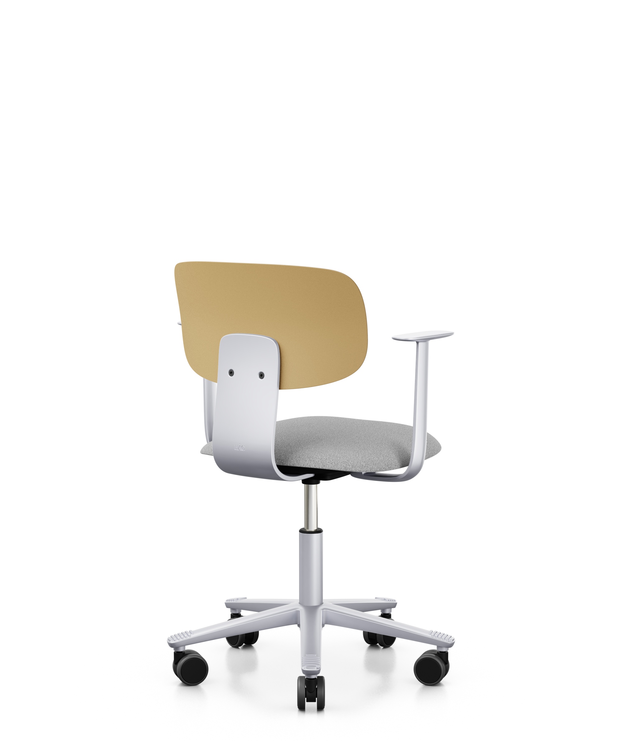 Arbeitsstuhl-Tion-Sitz-gepolstert-ocker-silber-grau-bmsofort-3 Homeofficestuhl Tion Sitz gepolstert