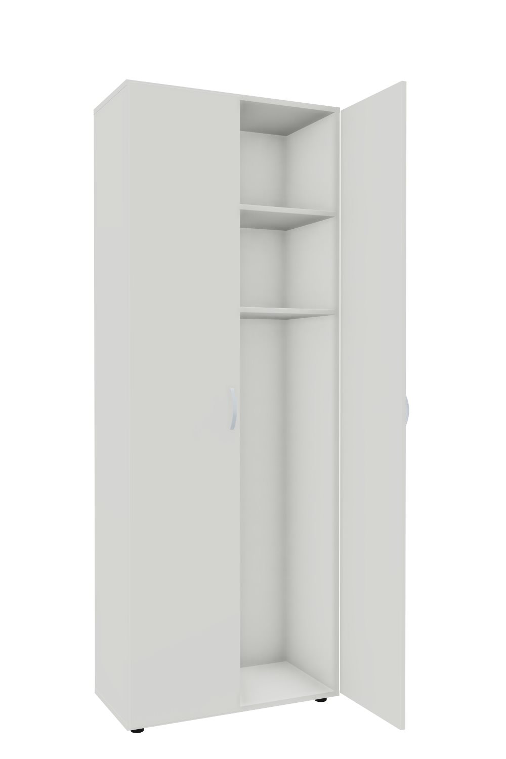 Garderobenschrank-6-OH-Imola-Weiss-Weiss-bmsofort-2 Imola Garderobenschrank