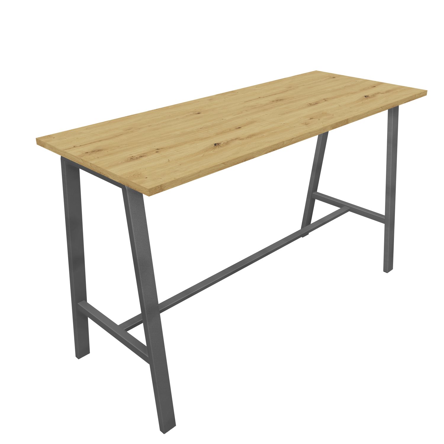 Stehtisch-Stahlgestell-175x68x104-Industriedesign-bmsofort Stehtisch Industrial RT