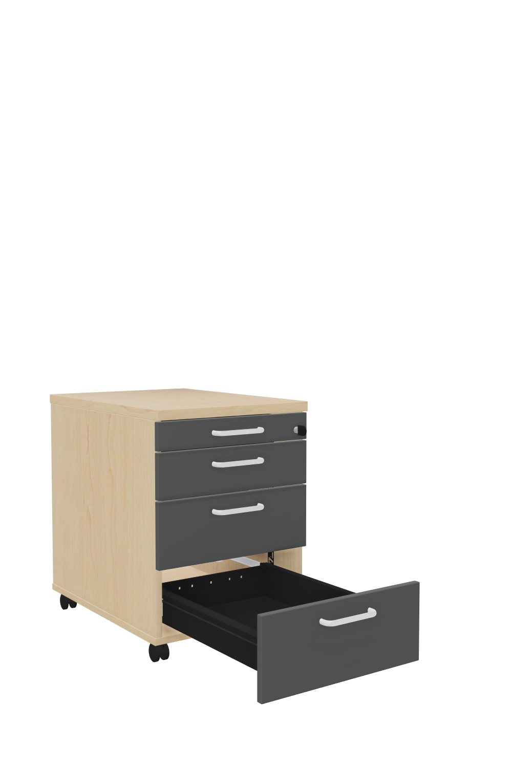 Tarragona Rollcontainer mit Schubkästen