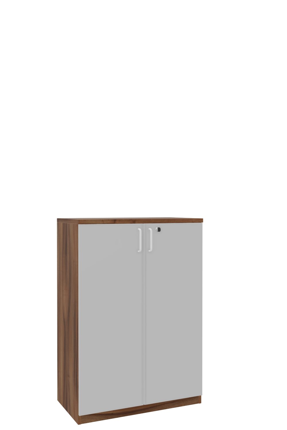 Aktenschank-3-OH-Tarragona-Nussbaum-Officegrau-Weiss-bmsofort-1 Tarragona Aktenschrank