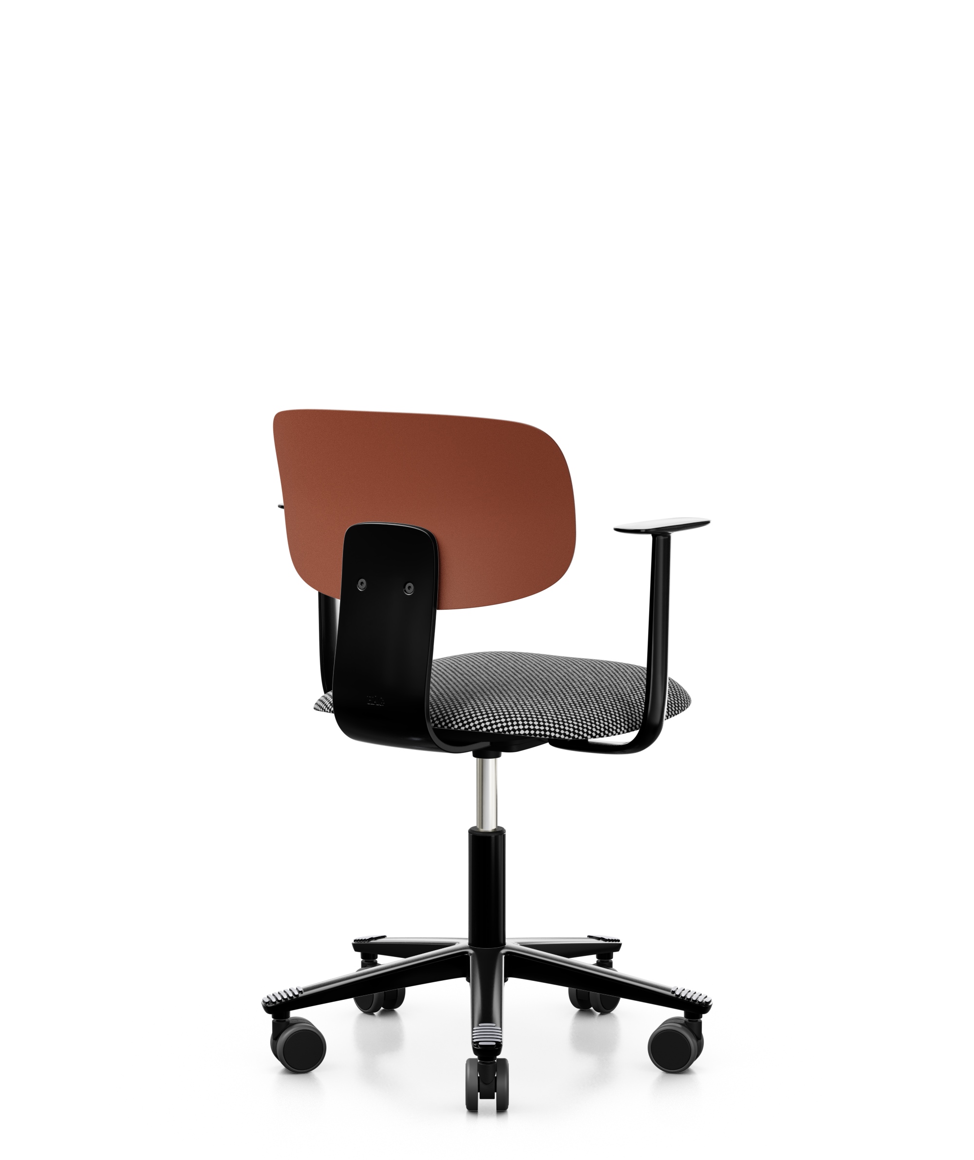 Arbeitsstuhl-Tion-Sitz-gepolstert-kastanie-schwarz-schwarz-weiss-bmsofort-3 Homeofficestuhl Tion Sitz gepolstert