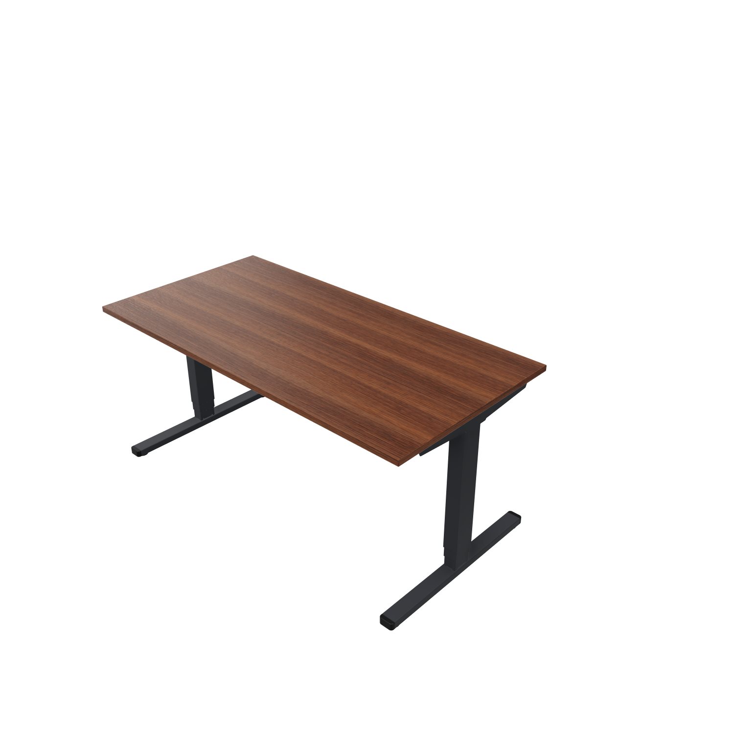 Schreibtisch-Lift-Up-Solo-160-80-nussbaum-anthrazit-bmsofort-1 Lift Up Solo
