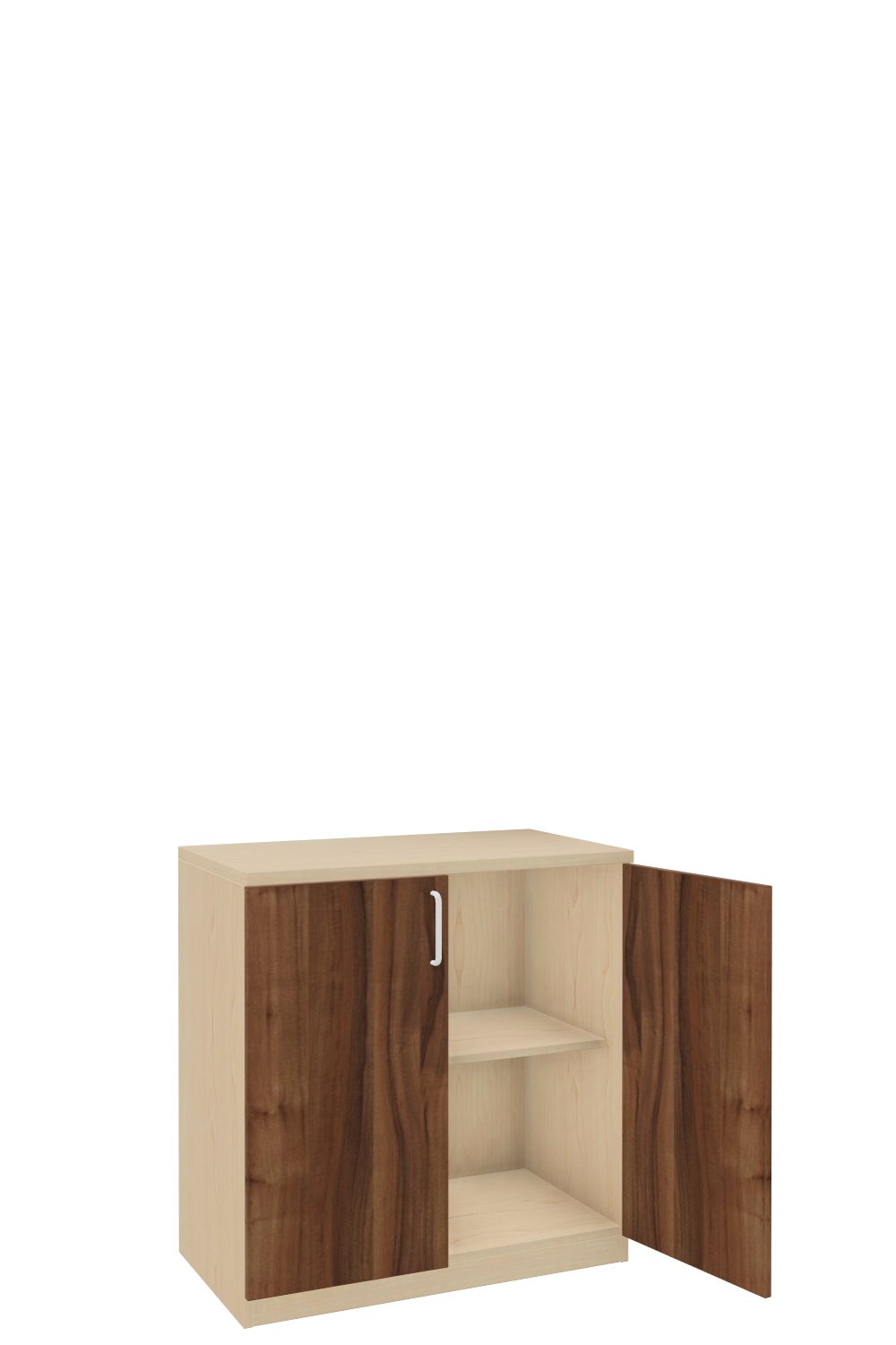 Aktenschank-2-OH-Tarragona-Ahorn-Nussbaum-Weiss-bmsofort-2 Tarragona Aktenschrank