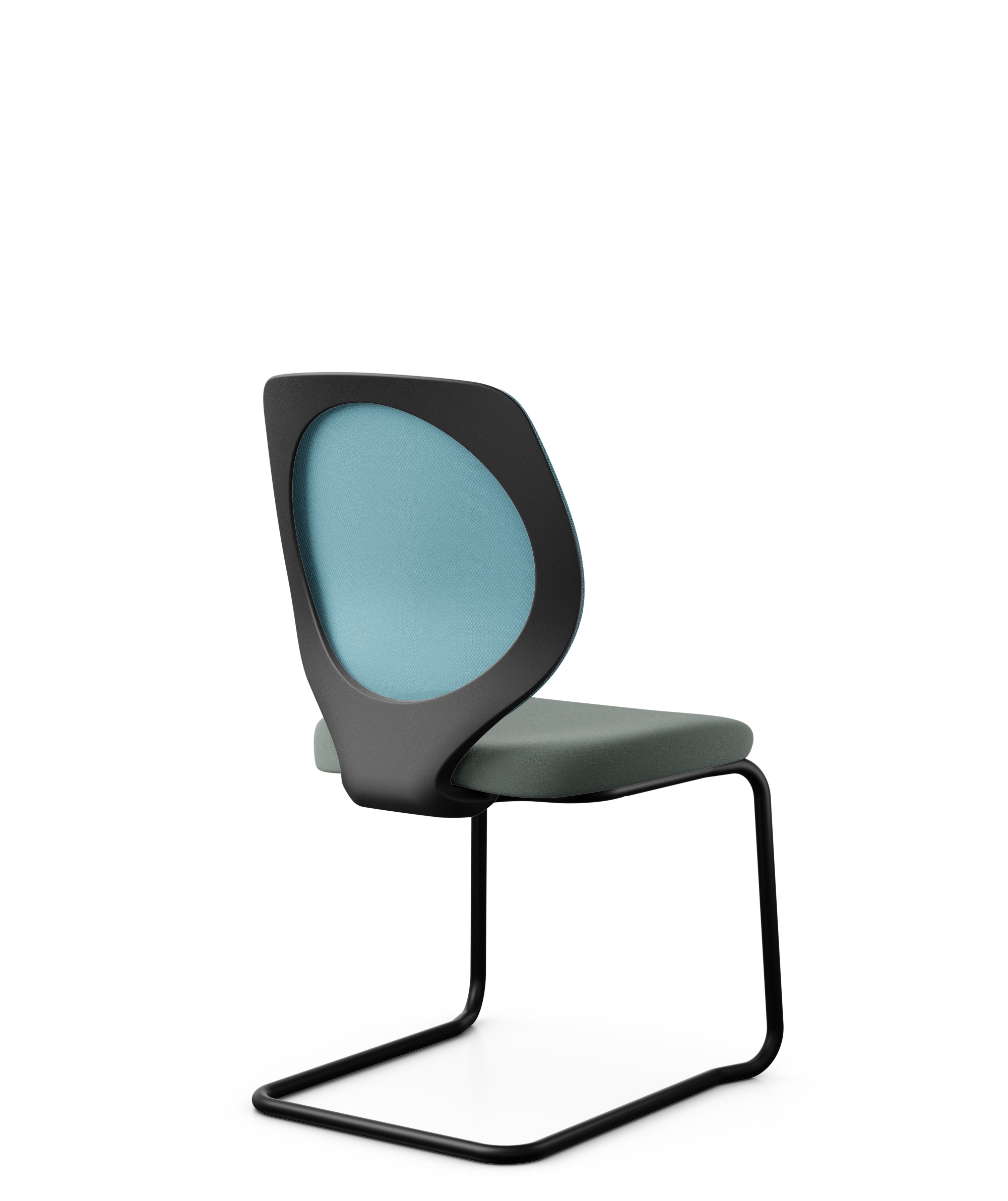 Designfreischwinger-353-FS-grau-hellblau-schwarz-bmsofort-3 Konferenzstuhl Giro 353