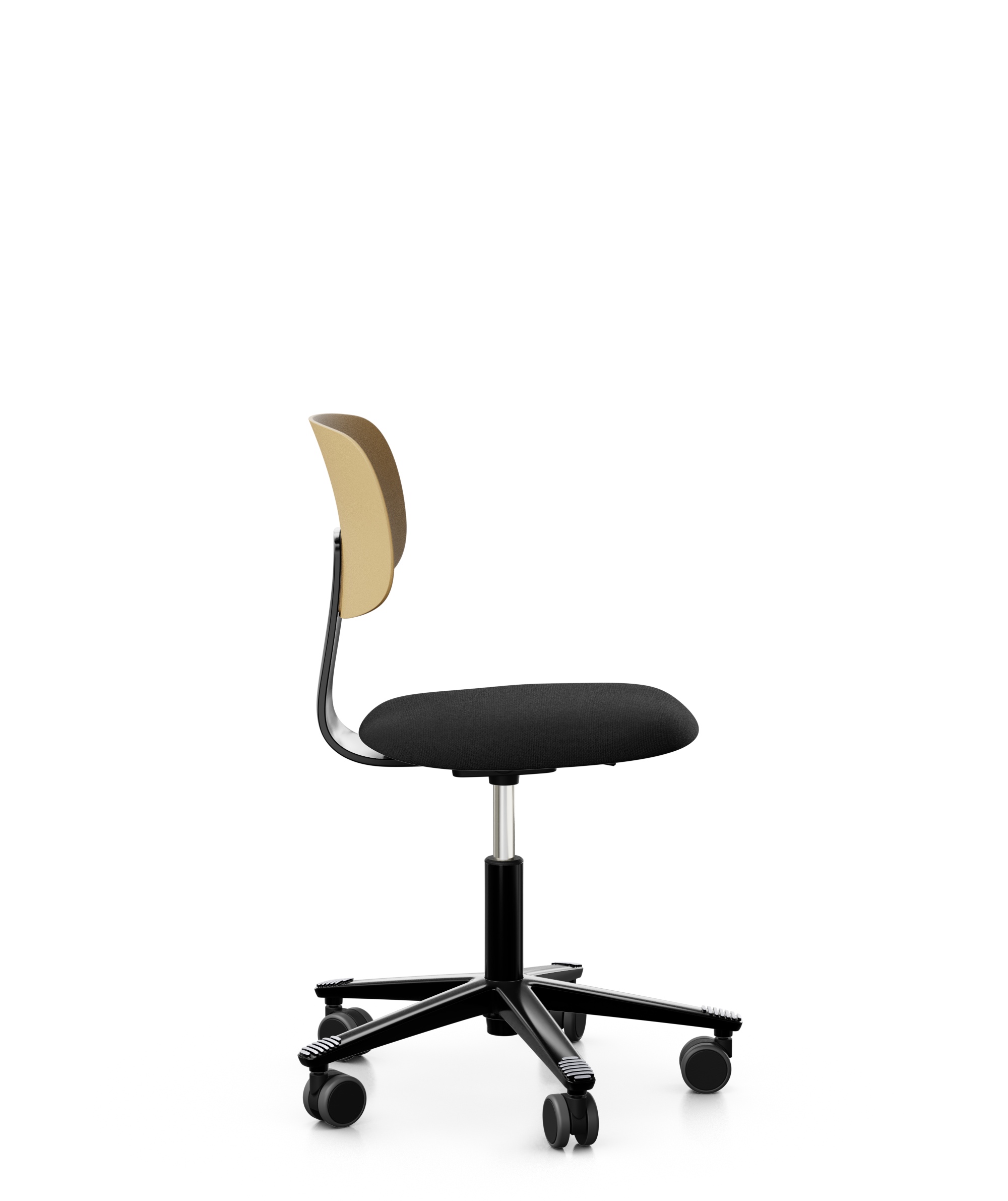 Arbeitsstuhl-Tion-Sitz-gepolstert-ocker-schwarz-schwarz-bmsofort-2 Homeofficestuhl Tion Sitz gepolstert