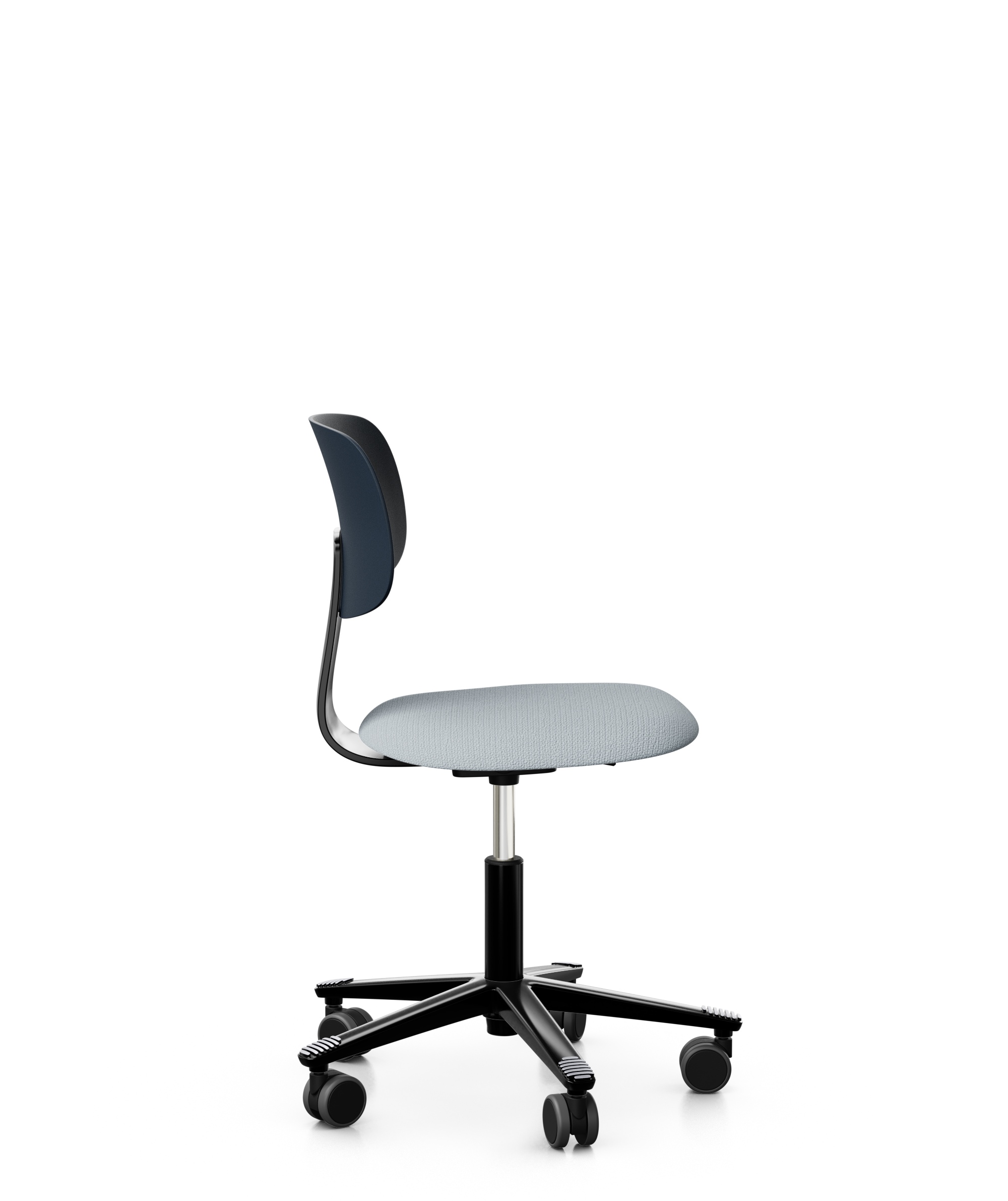 Arbeitsstuhl-Tion-Sitz-gepolstert-dunkelblau-schwarz-hellgrau-bmsofort-2 Homeofficestuhl Tion Sitz gepolstert